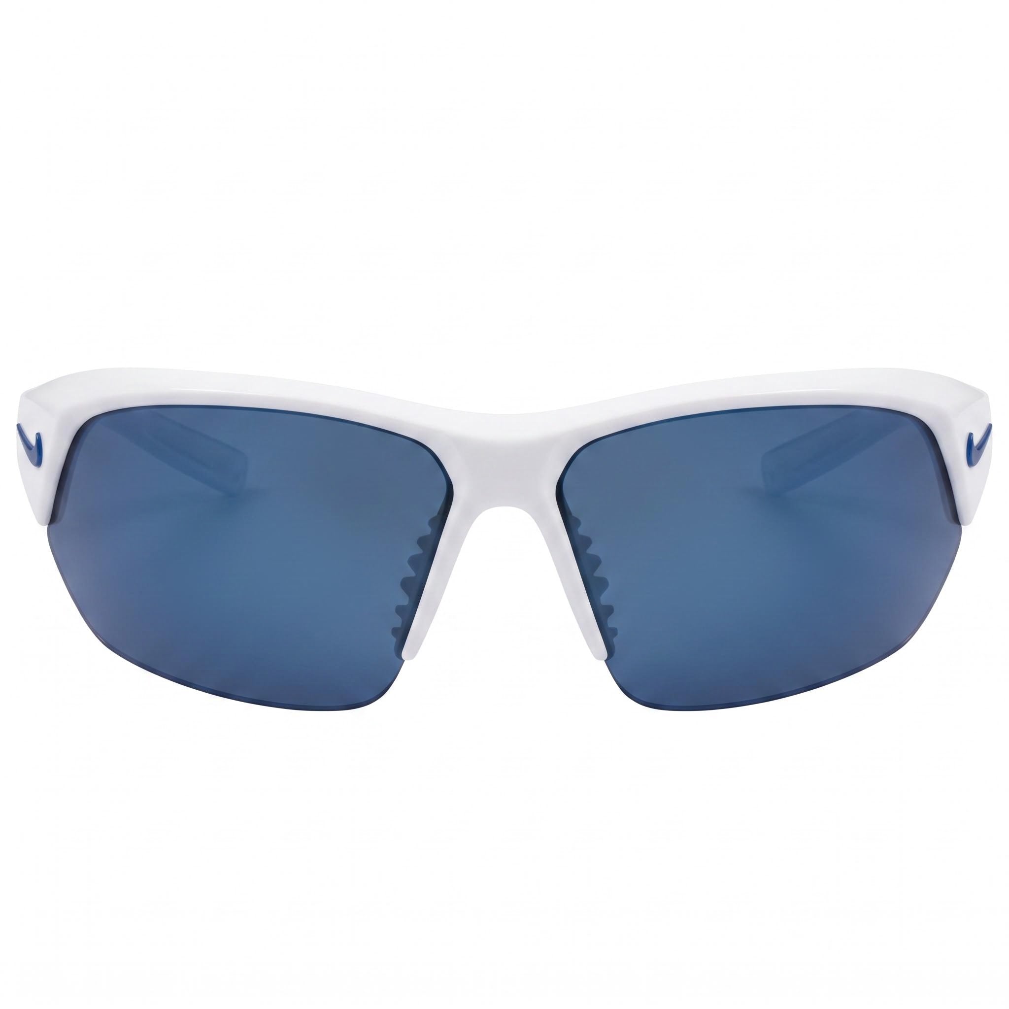 Gafas de sol Nike Baseball unisex de plástico gris rectangulares, con lentes de espejo azul no polarizadas y protección UV., Photo 2
