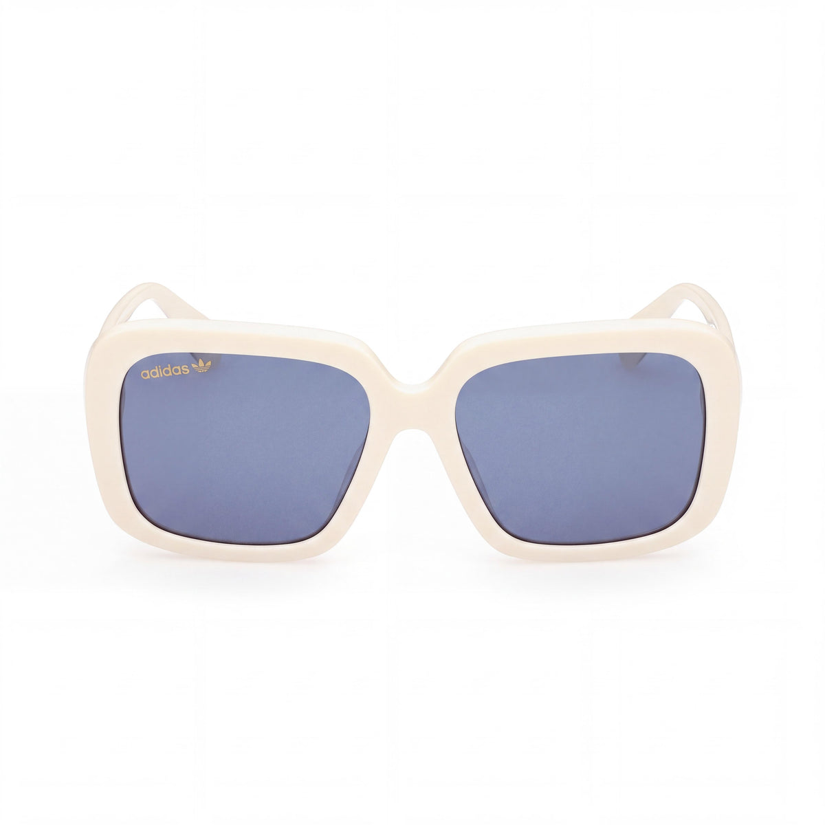 adidas Originals Or006521v Women's White Plastic Frame Blue Lens UV Protected Non-Polarized Sunglasses 56mm, Photo 2
