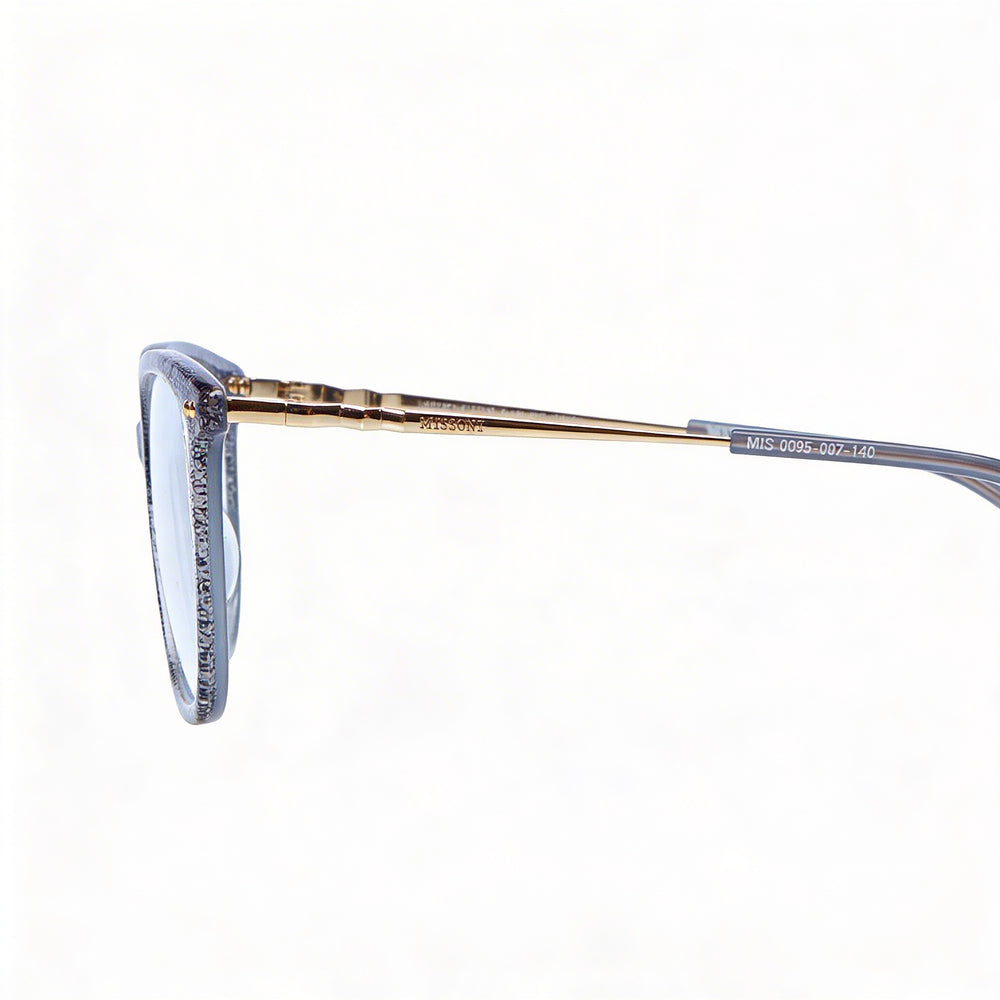 Gafas Missoni Mis 0085 casual para mujer de acetato Habana con lentes de policarbonato 53-15-140mm