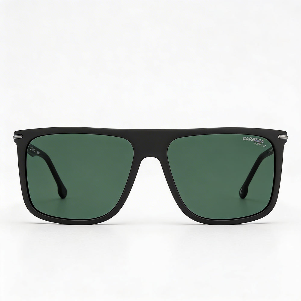 Carrera 278/S Unisex Matte Black Polyamide Square UV Protection Sunglasses 58mm