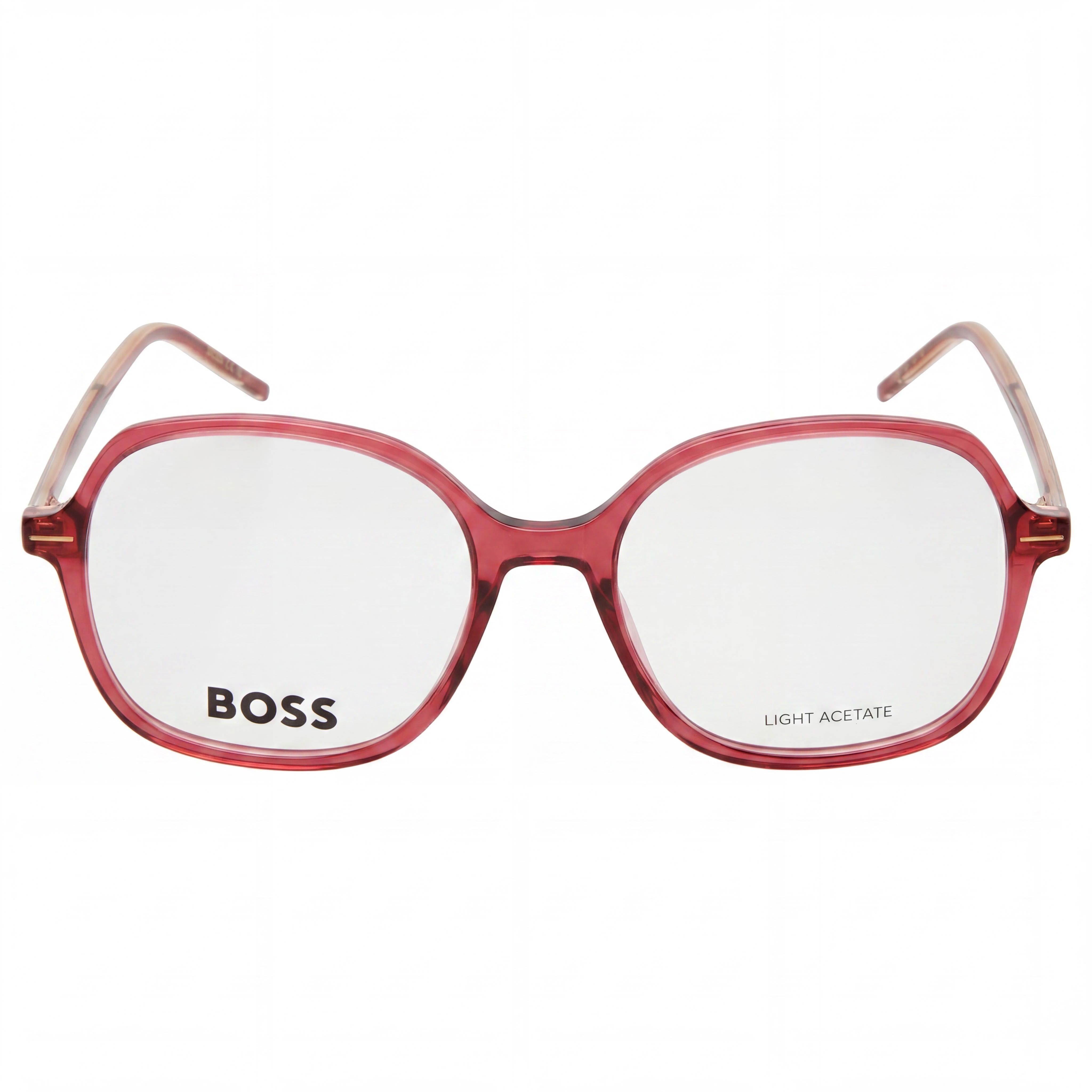 Hugo Boss 1525 Women's Modern Magnesium Frame Eyewear with Non-polarised Lenses, Burgundy 51mm, Photo 2
