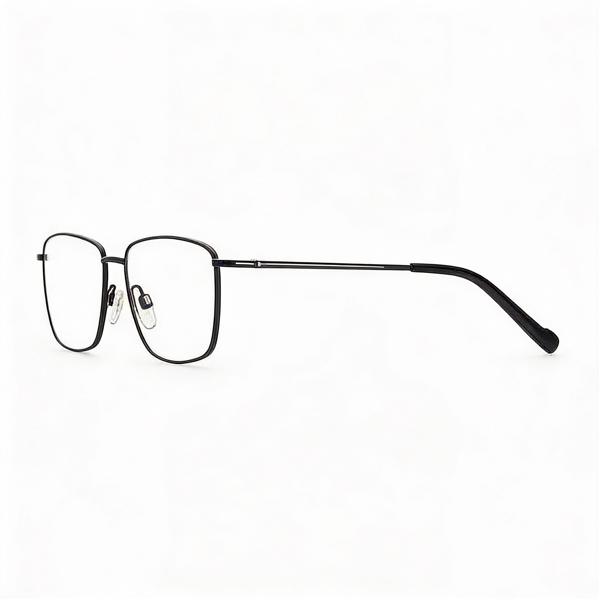 Pierre Cardin P.C. 6868 Unisex Titanium Frame in Matt Black, Rectangular Style, Polycarbonate Lenses, Size 58mm, Photo 3