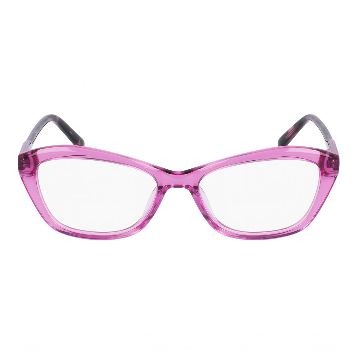 DKNY Dk5042 Women's Acetate Eyeglasses Frame in Crystal Orchid with 53mm Lens Width and 16mm Bridge, Photo 2