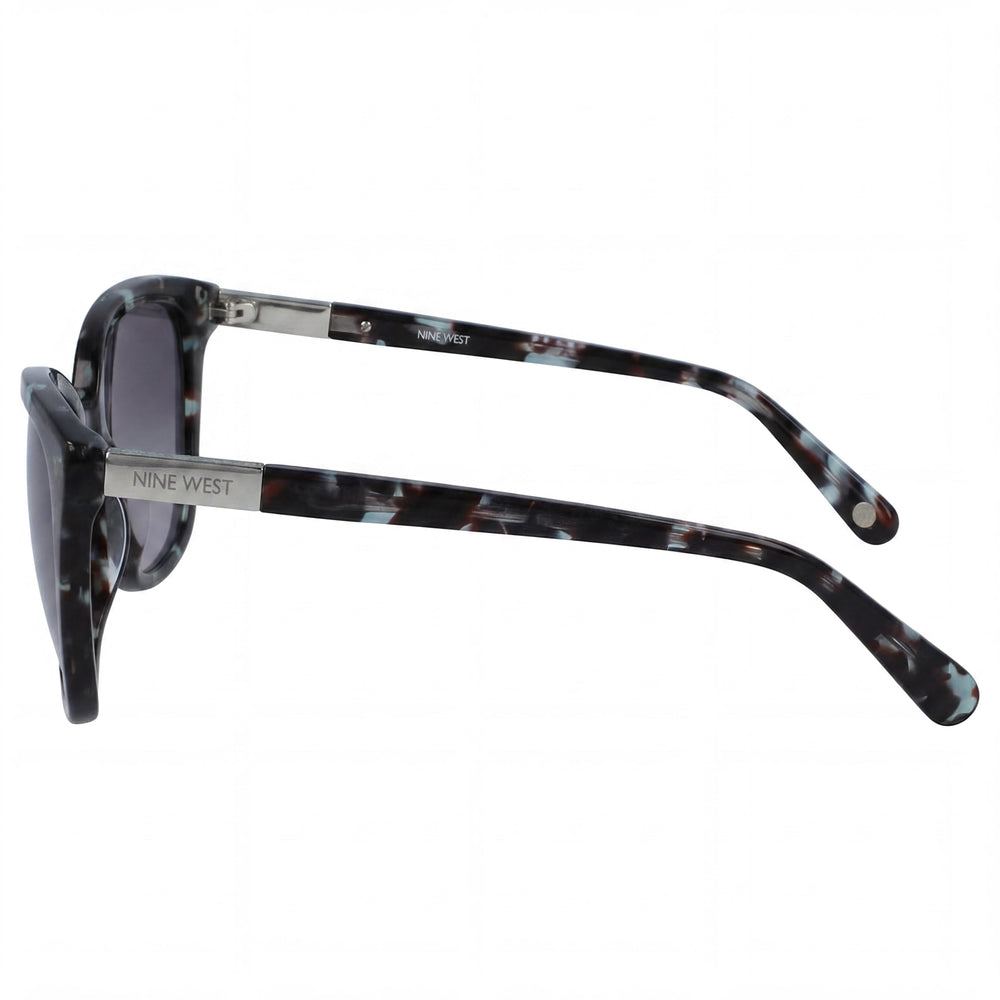 Gafas de sol Nine West Classic para mujer, montura de acetato, color acero inoxidable, 58 mm, con protección UV