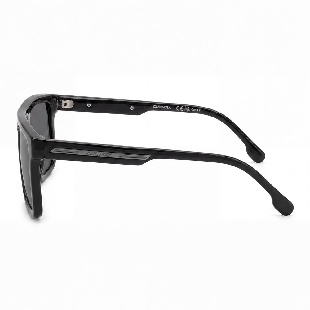 Carrera Victory C 03/S Gafas de Sol para Mujer, Montura Negra/Gris, Lentes Grises Polarizadas de Policarbonato, Protección UV 400, 58mm