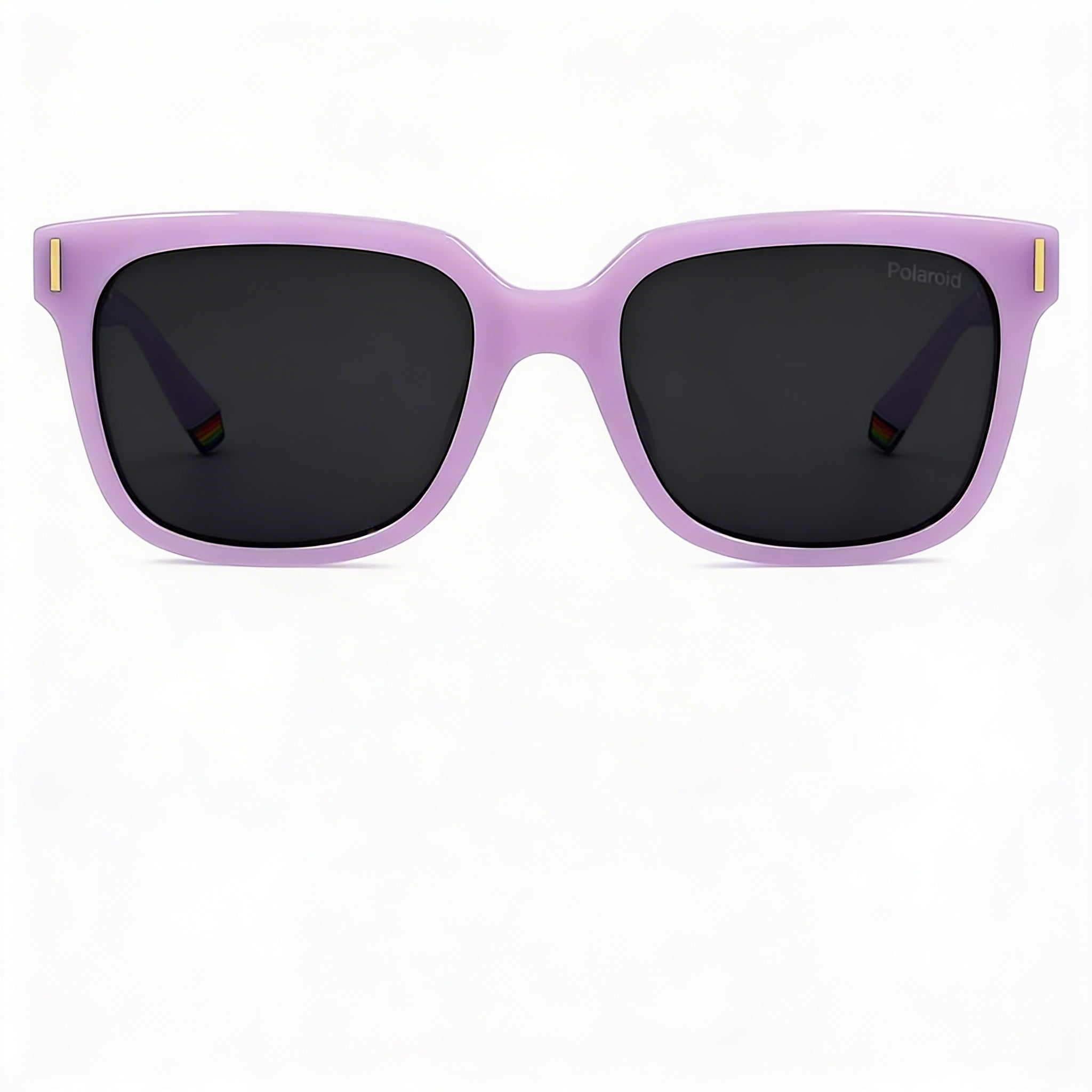 Polaroid PLD 6191/S Unisex Casual Lilac Polycarbonate Frame Grey Polarized UV Protected Sunglasses 54mm, Photo 2