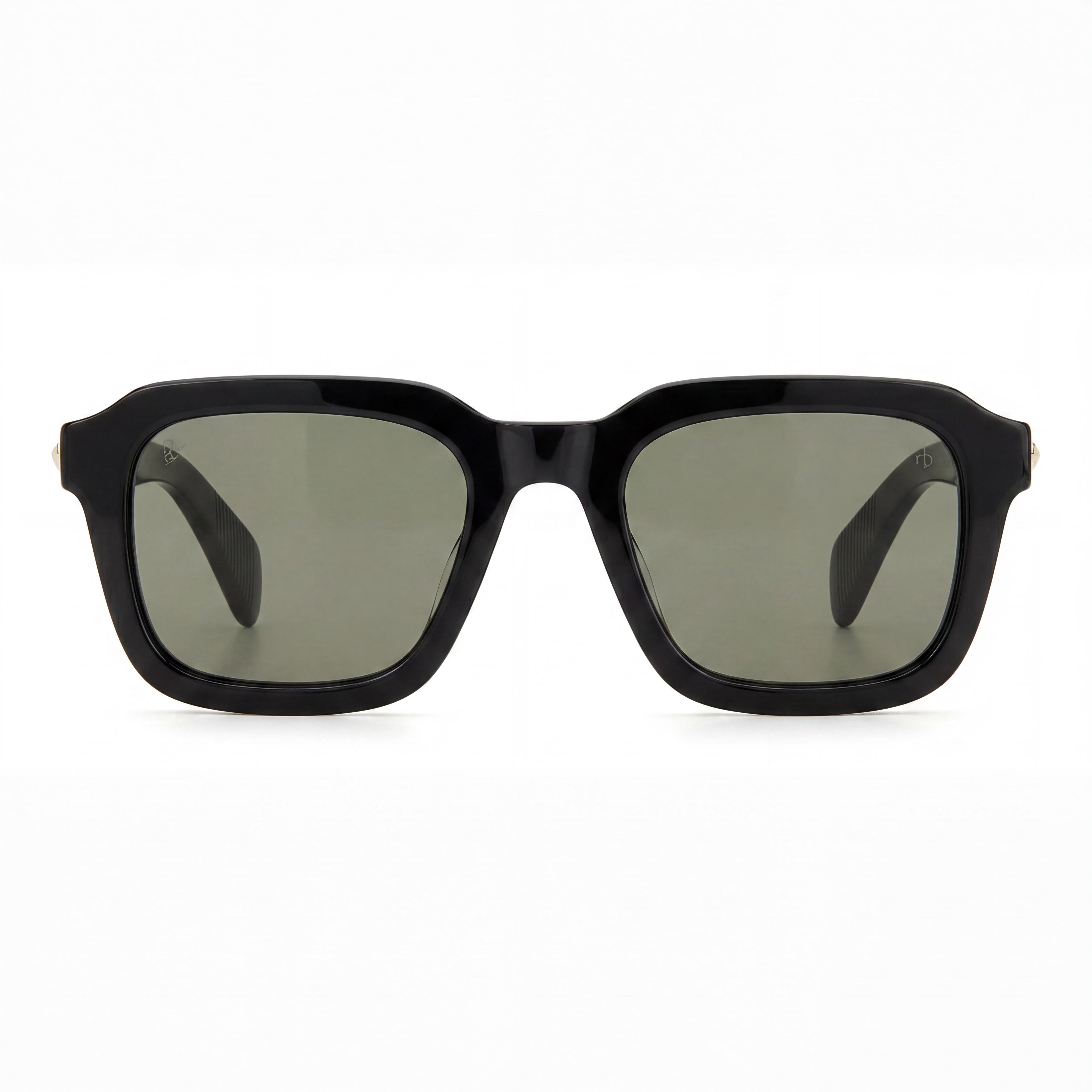 Gafas de sol no polarizadas unisex Rag & Bone Modern Rnb5046/g/s geométricas de acetato negro 51 mm, Photo 2