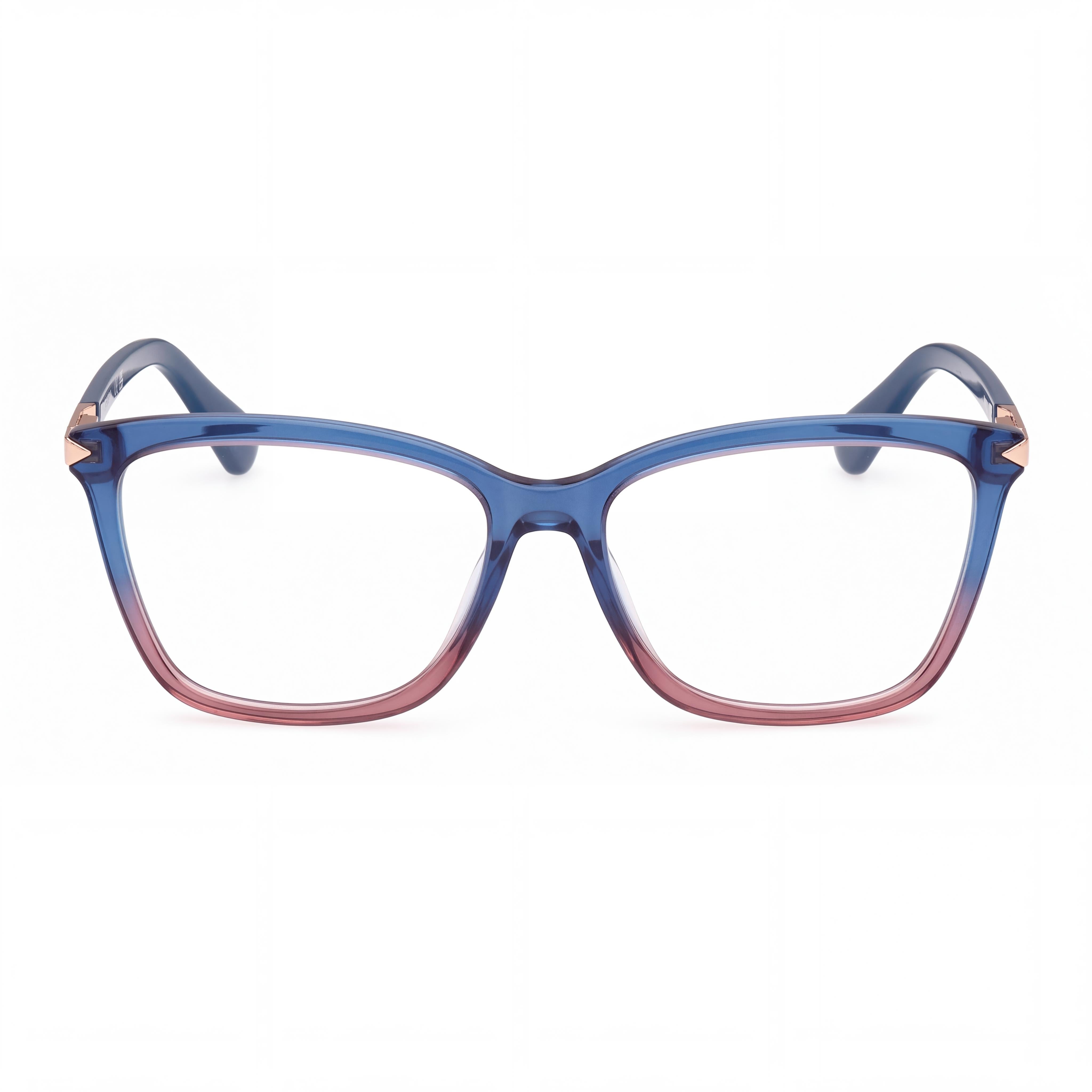 GUESS Gu2880 Women's Blue Plastic Optical Eyeglasses with Transparent Polycarbonate Lenses (140-15-41), Photo 2