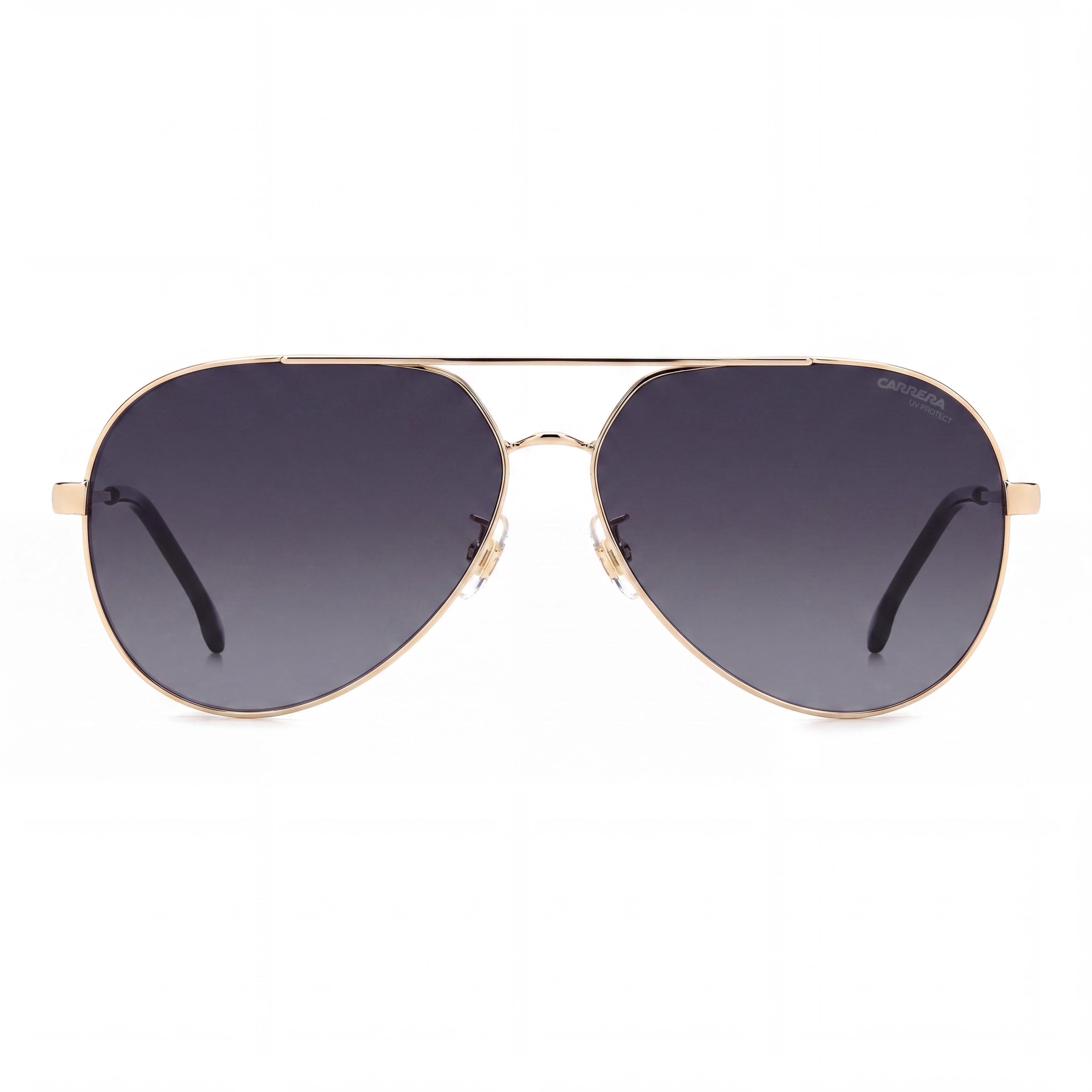 Carrera Women's CARRERA 3005/S Stainless Steel Gold Black Dark Grey Shaded Gradient 100% UV Pilot Sunglasses 63mm, Photo 2