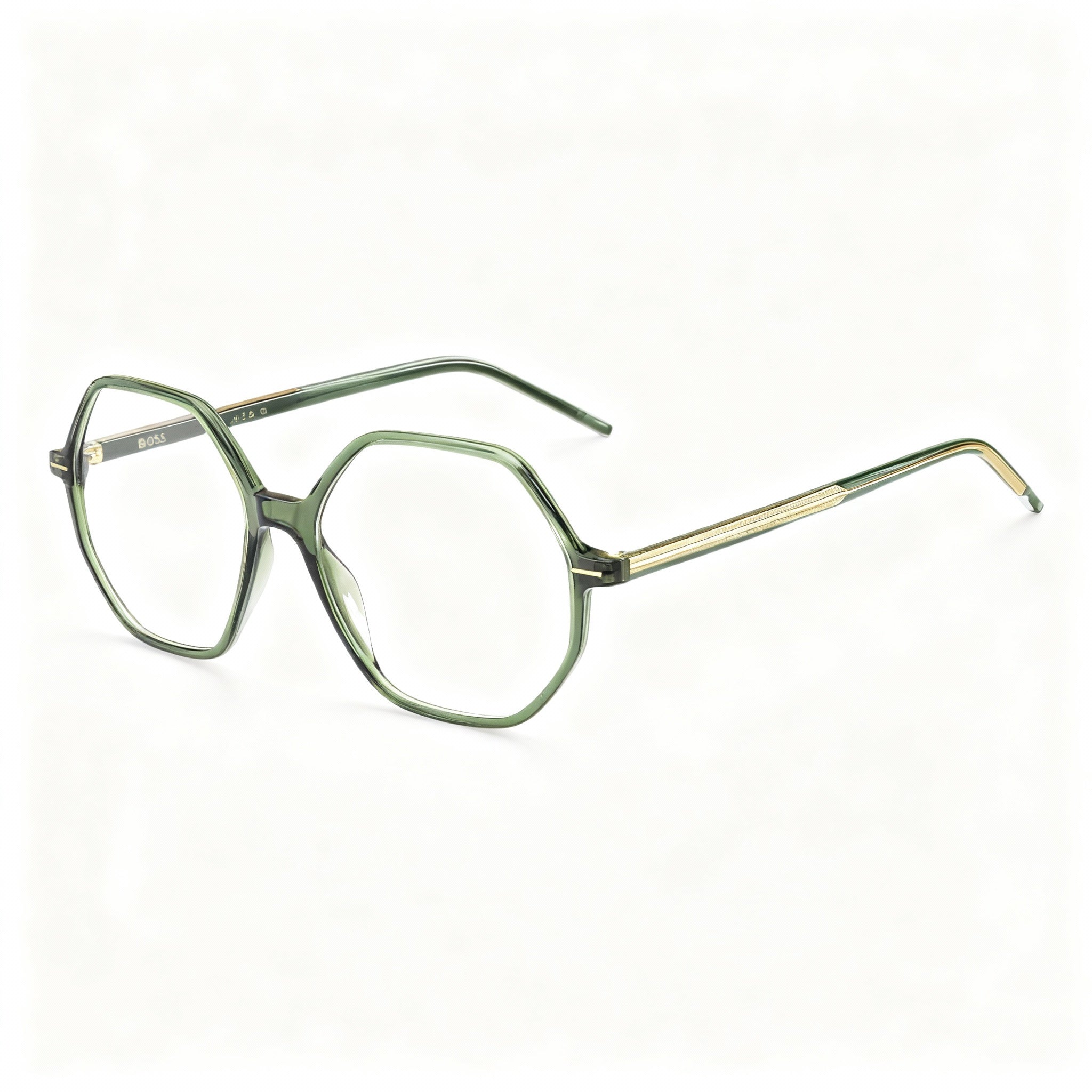 Hugo Boss Boss 1528 Women's Modern Green Lens Magnesium Frame Non-Polarised 54mm Sunglasses, Photo 3