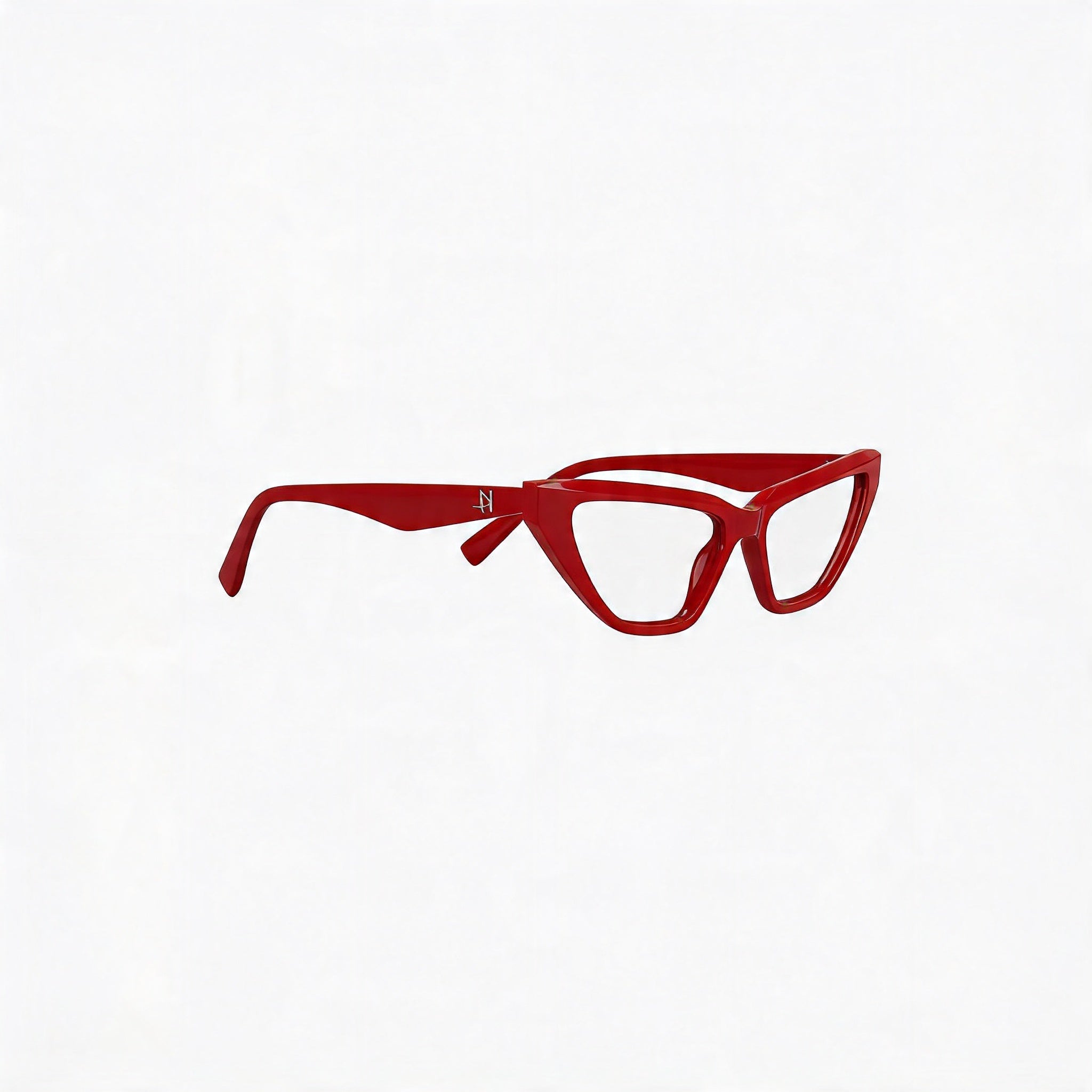 KARL LAGERFELD Kl6175 Women's Red Acetate Optical Frames with Transparent Polycarbonate Lenses - Size 53-16-140, Photo 3