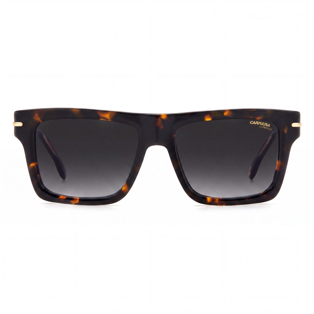 Carrera 305/S Classic Unisex Acetate Dark Havana Sunglasses with Dark Grey Gradient Lenses 54mm UV Protected