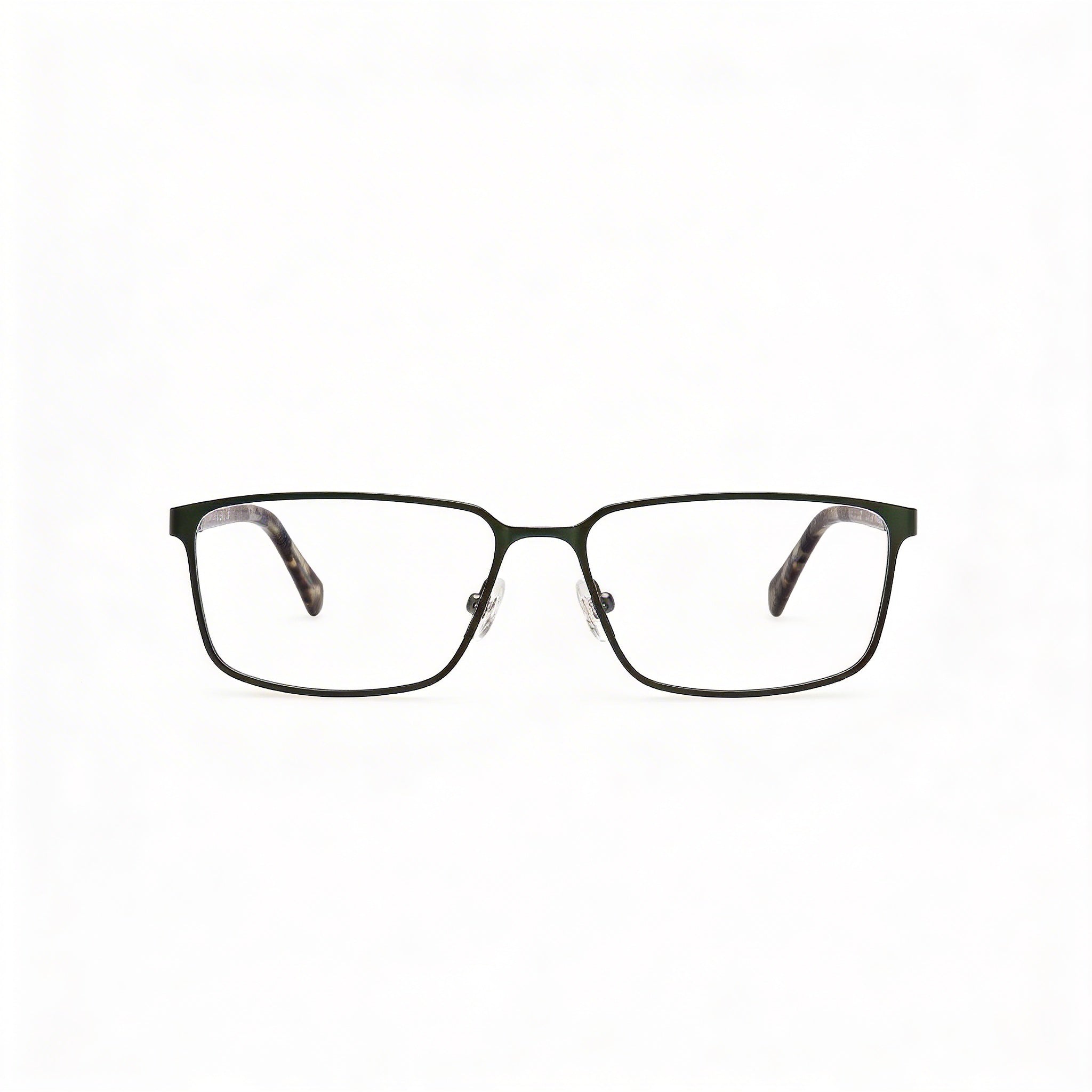 GUESS Gu50244 Gafas Unisex con Montura Metálica con Acabado Verde Oscuro Mate y Brillante, Tamaño 55-16-145mm, Photo 2