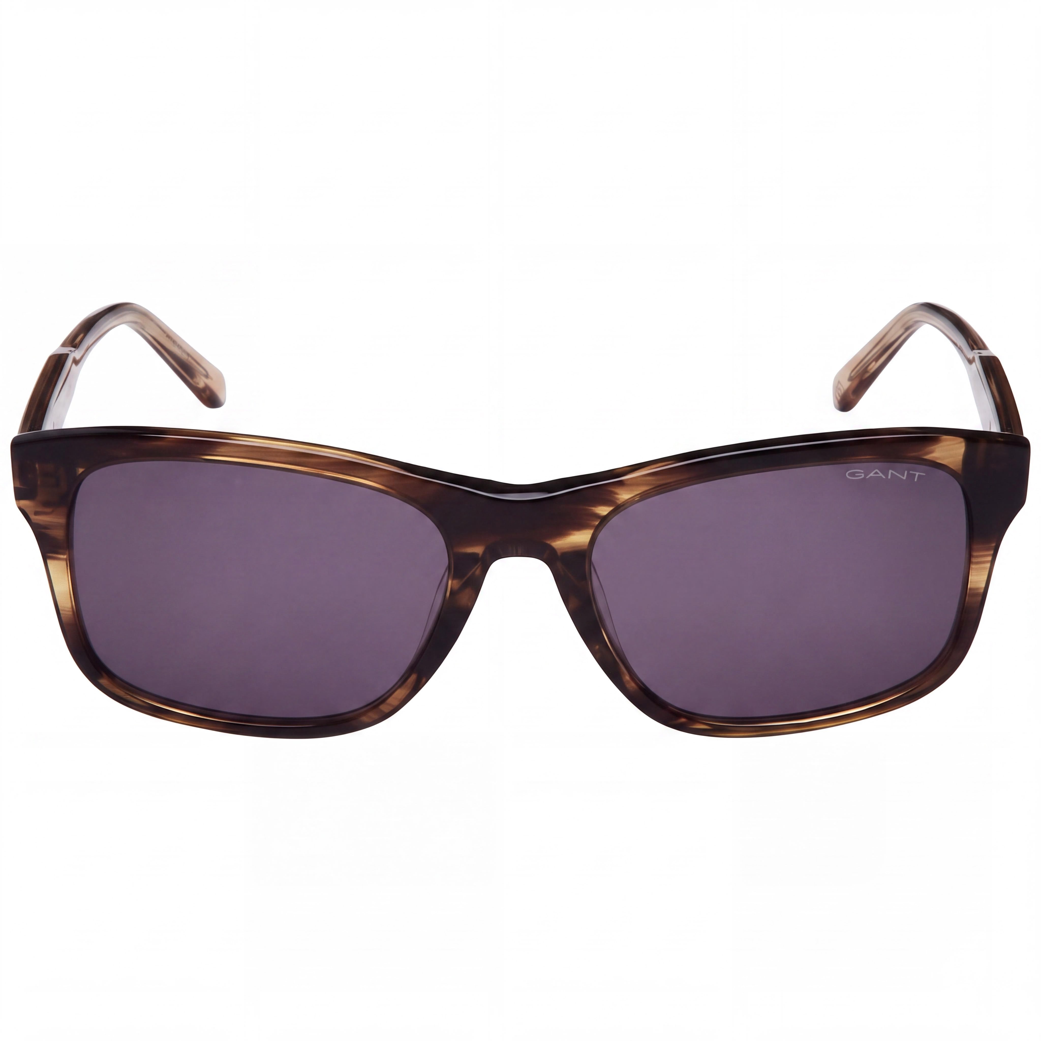 GANT GA719550N57 Men's Dark Brown Green Plastic Frame Non-Polarized Sunglasses with Brown Lenses 57mm, Photo 2