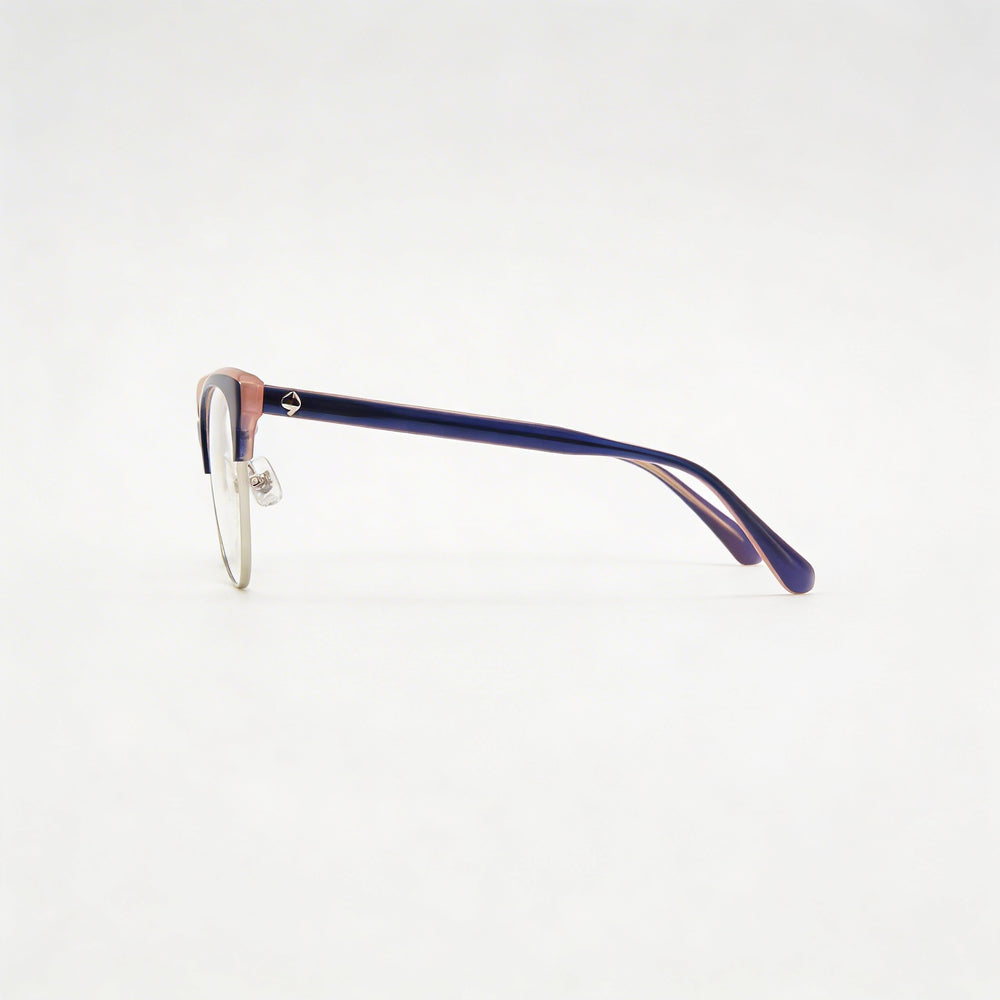 kate spade new york Classic Women's Blue Plastic Frame Blue Polycarbonate Lens Non-Polarized Sunglasses 51mm