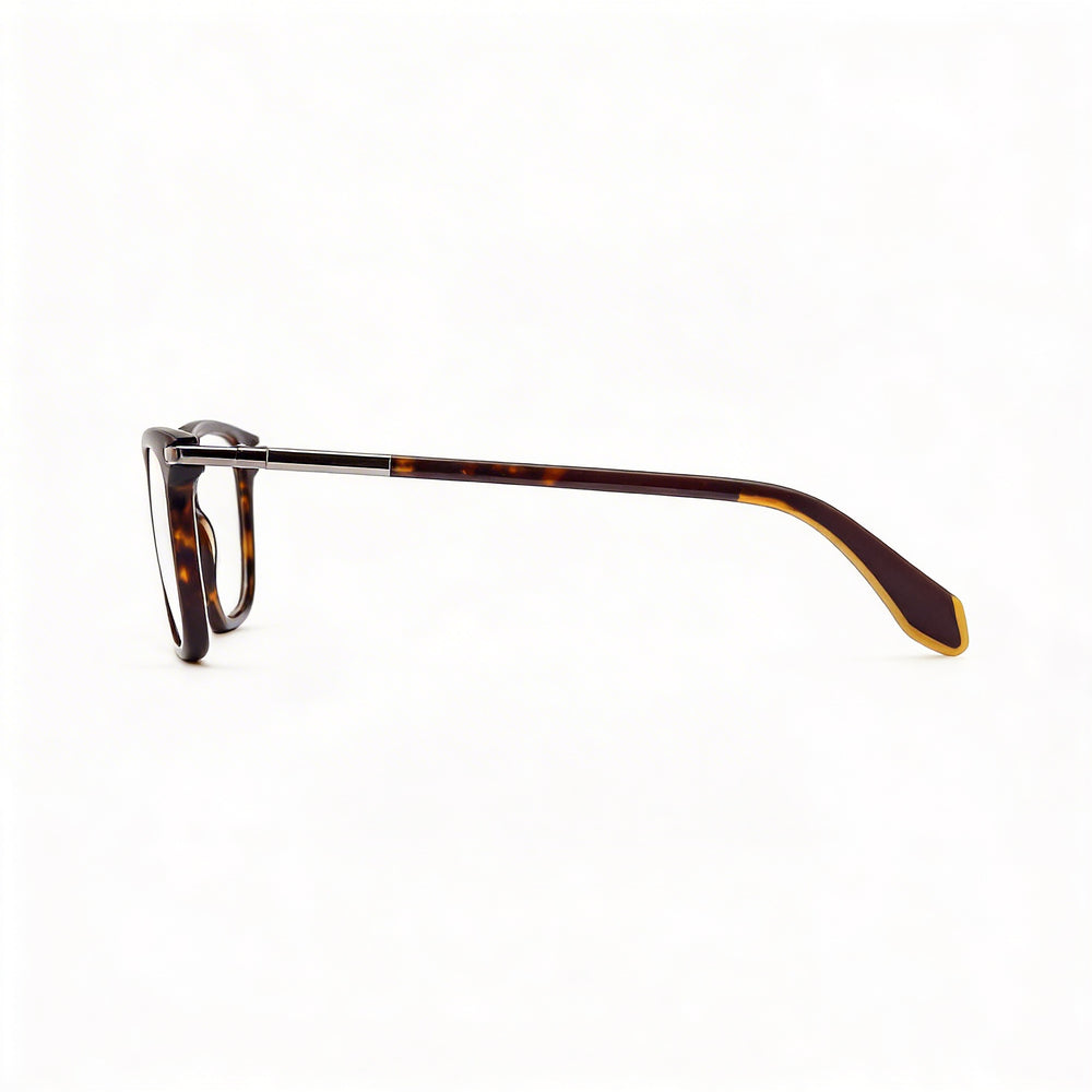 adidas Originals Men's Polarized Glasses with Dark Havana Optalmic Plastic Frame and Multicoloured Lenses