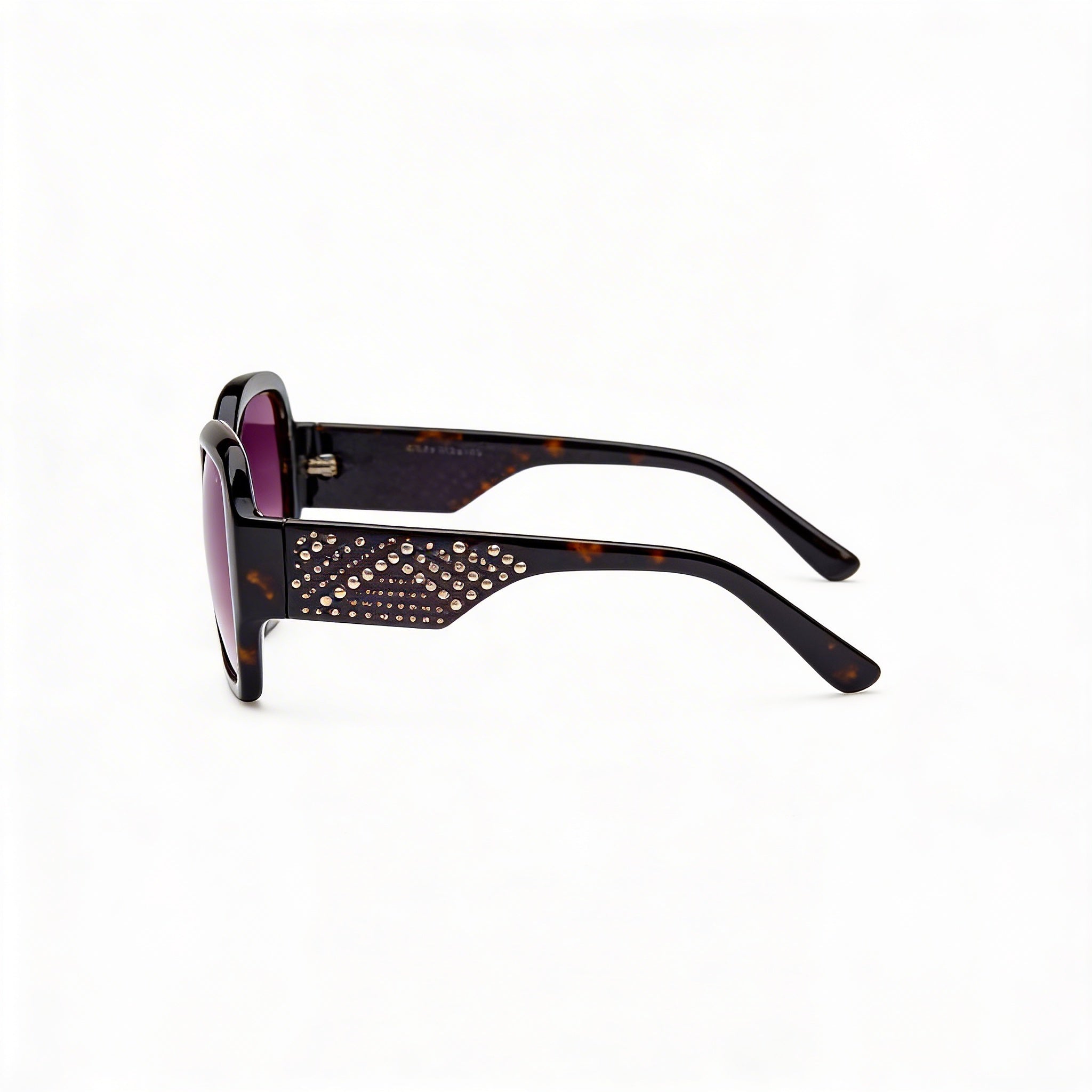 Guess by Marciano Classic Women's Plastic Dark Havana Frame Multicolor Lens Eyewear 56-19-140, Photo 2
