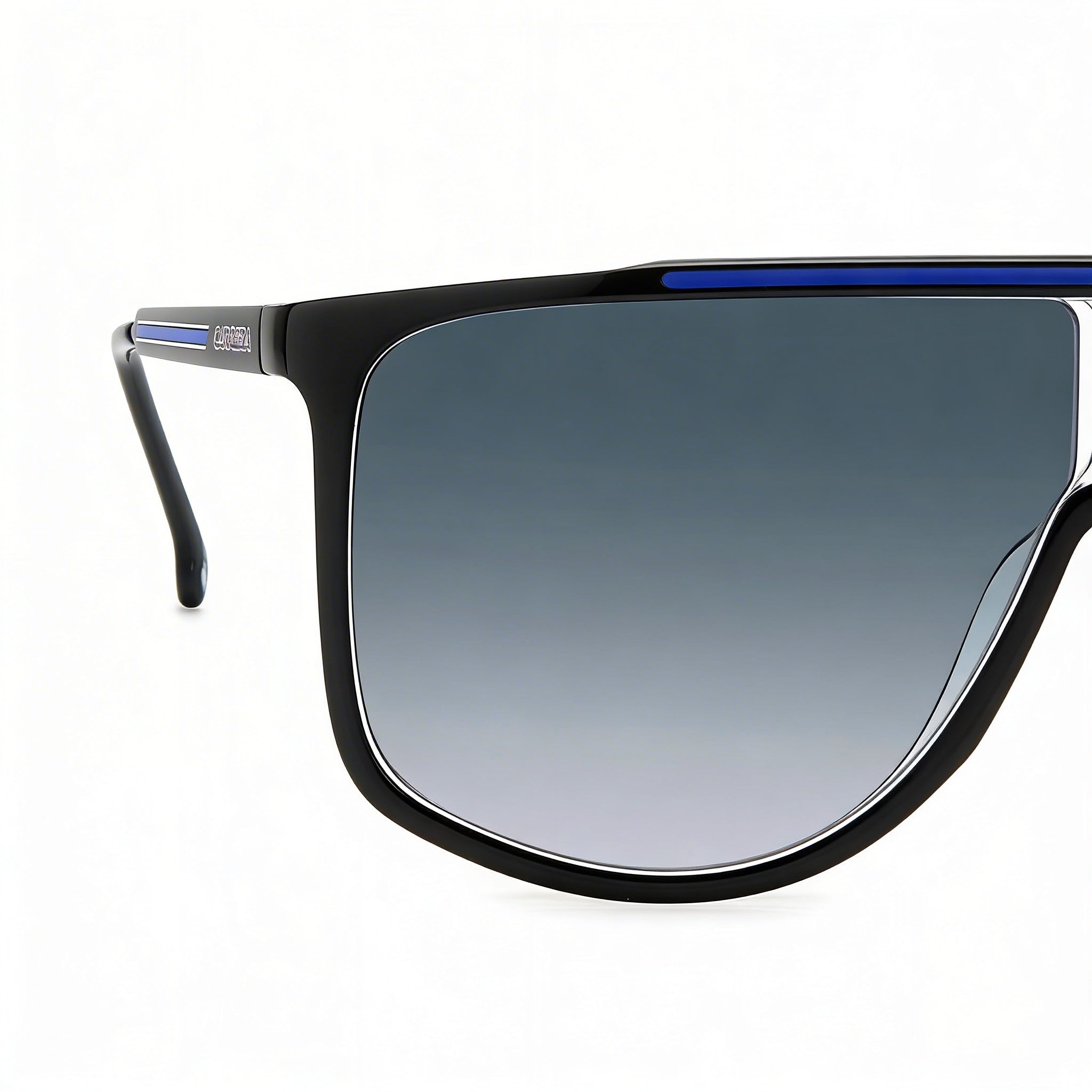 Gafas de sol Carrera Casual de hombre negras y azules de poliamida no polarizadas con 100% protección UV 61mm, Photo 3