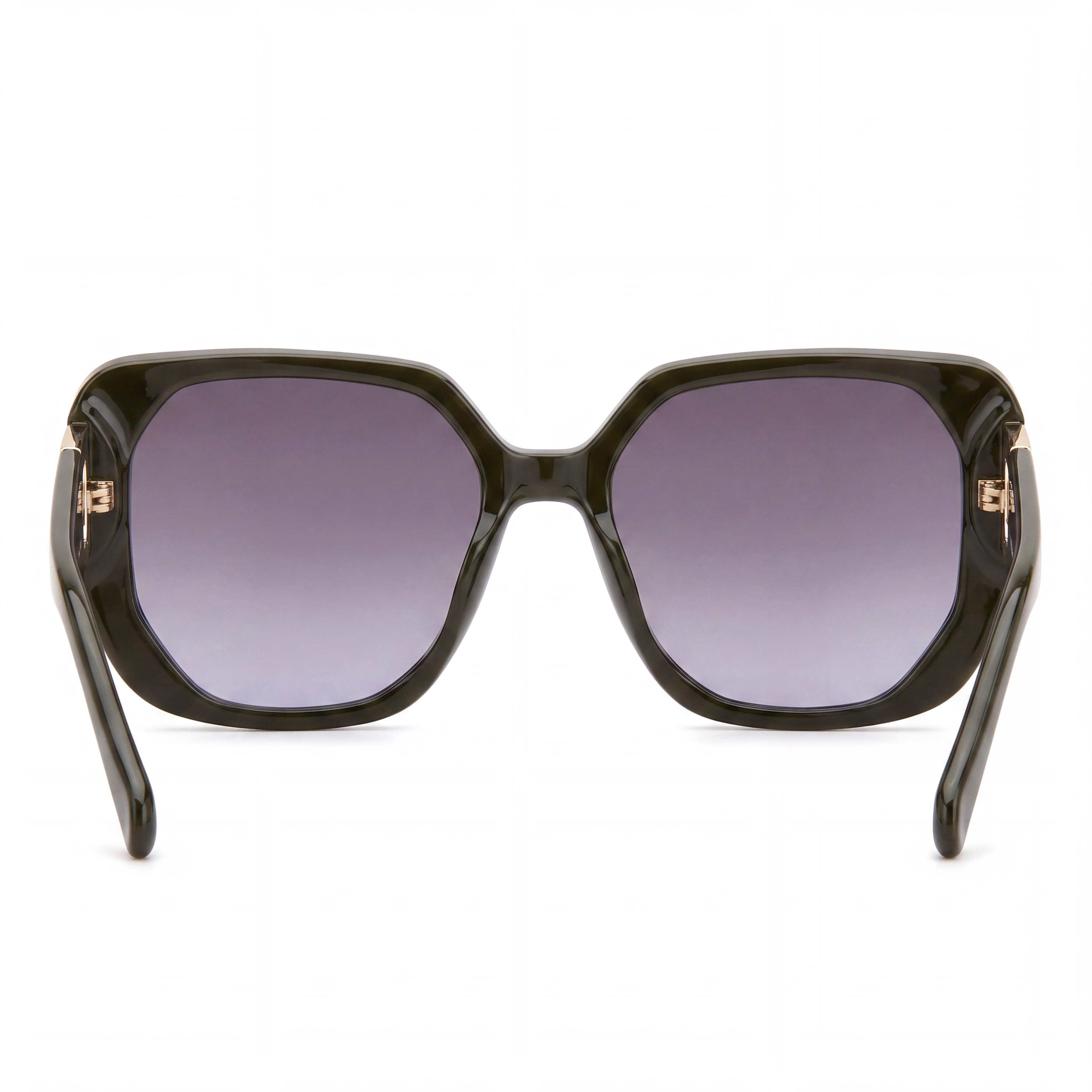 Fossil Fos 2136/S Women's Olive Green CELLULOSE PROP. INJ Frame Dark Grey Shaded Non-Polarized Sunglasses 55mm, Photo 2