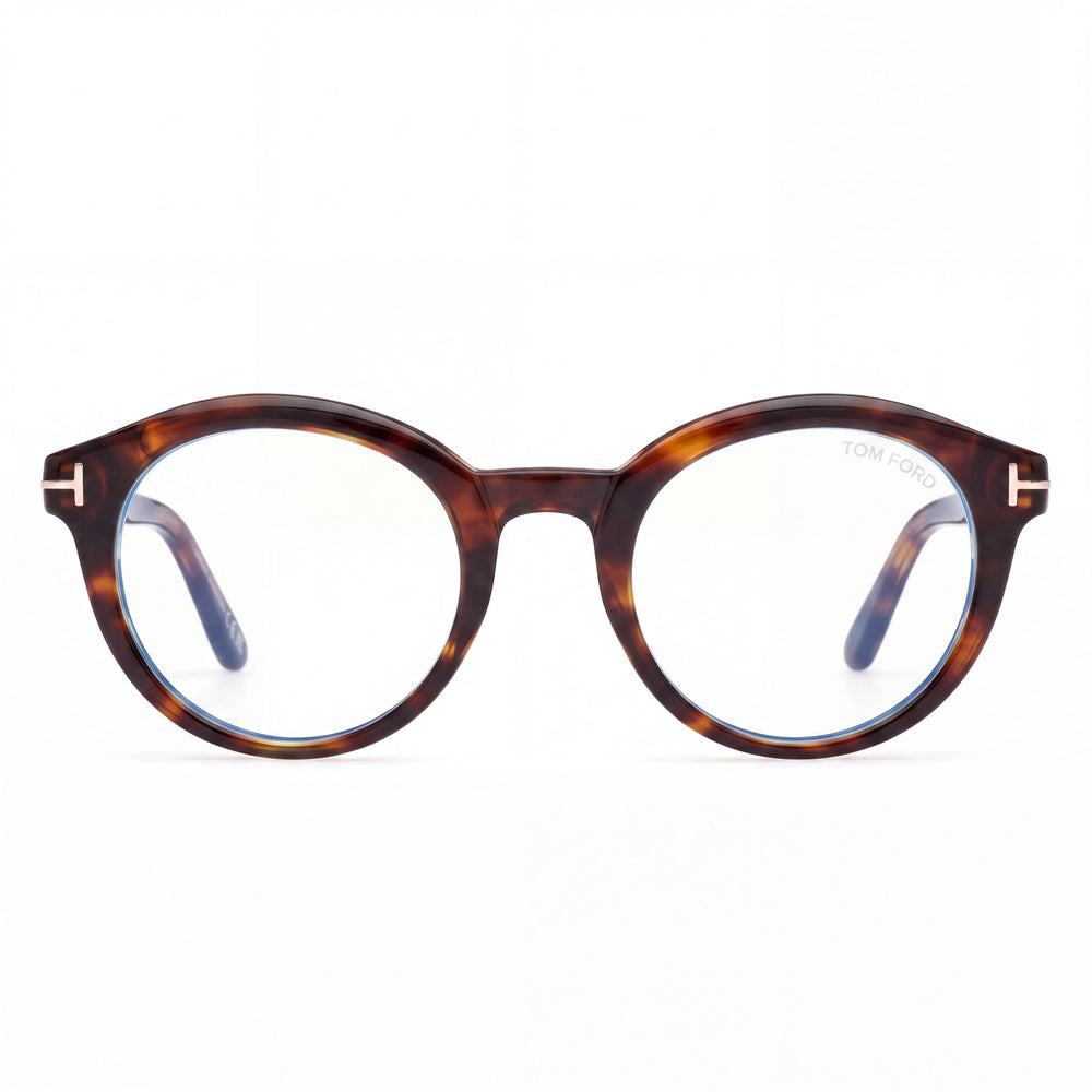 Marcolin Ft6061-b Unisex Coloured Havana Blue Filter Plastic Frame Black Lens Non-Polarized 50mm