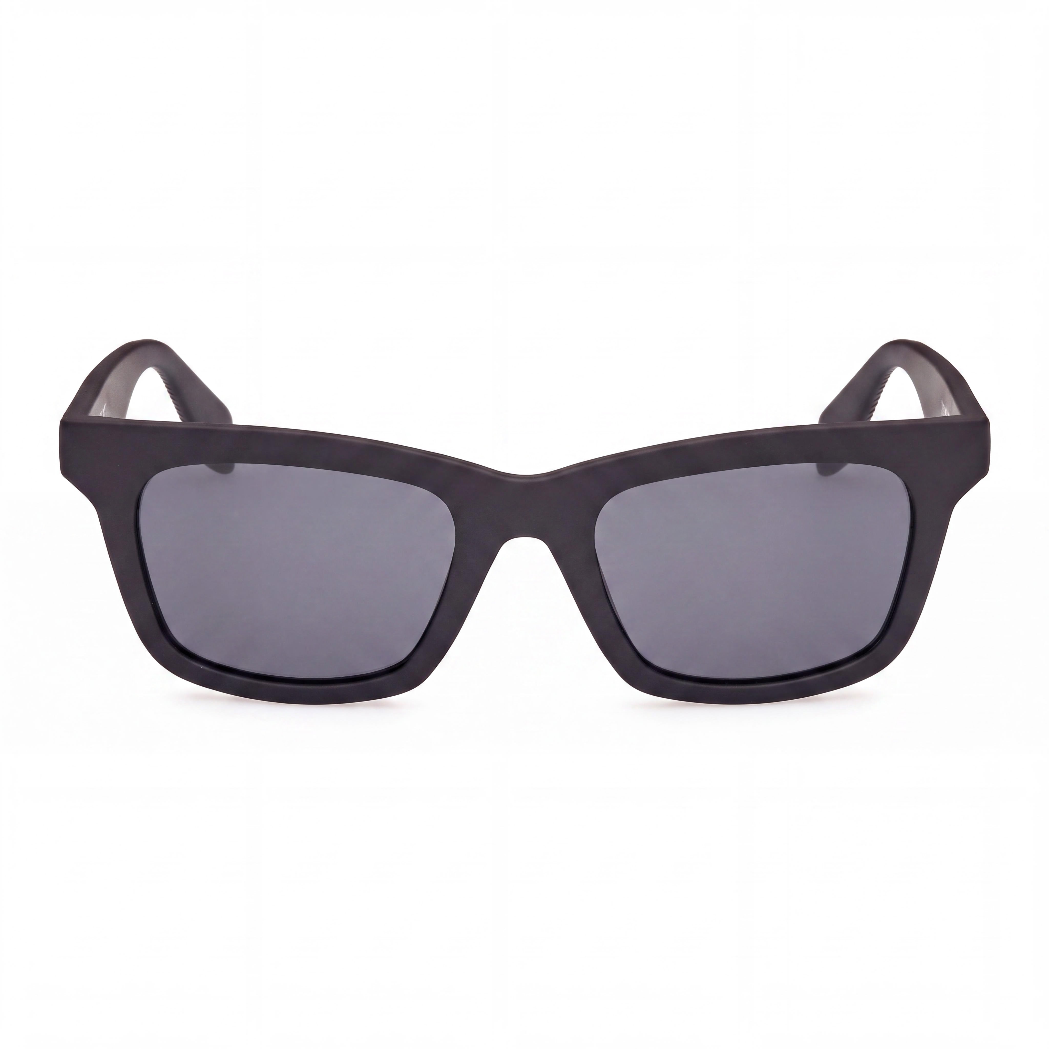 adidas Originals Or0116 Unisex Matte Black Injected Frame with Black Non- Lenses 51mm, Photo 2