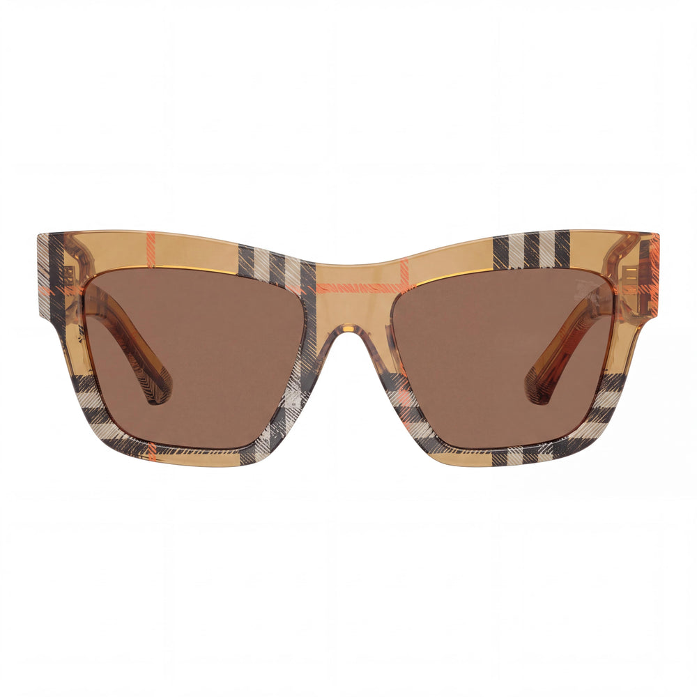BURBERRY Women's Tortoise Dark Brown Polarized Sunglasses