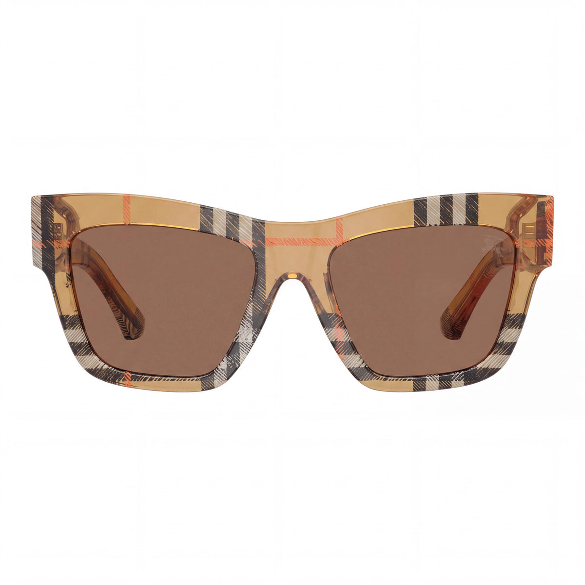 Gafas de sol polarizadas de carey marrón oscuro para mujer de BURBERRY, Photo 2