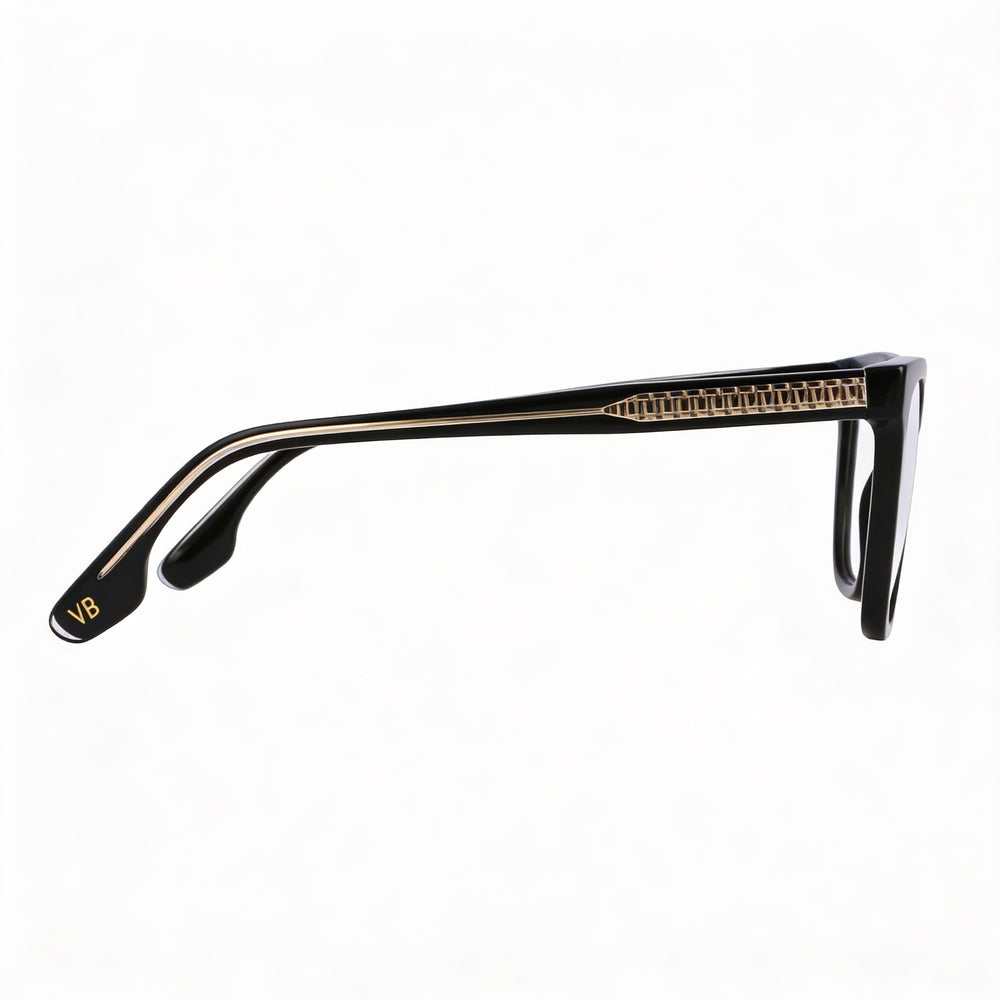 Victoria Beckham Vb2670 Women's Black Eyeglasses with Clear Demo Lenses, Prescription Ready, 53-17-140