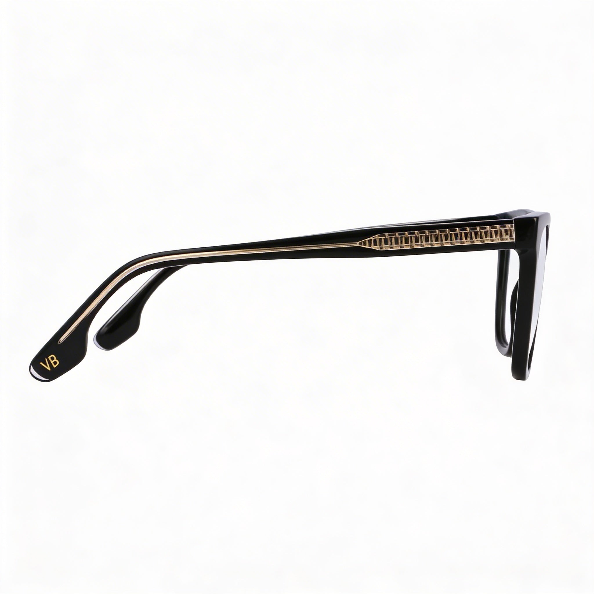 Victoria Beckham Vb2670 Women's Black Eyeglasses with Clear Demo Lenses, Prescription Ready, 53-17-140, Photo 3