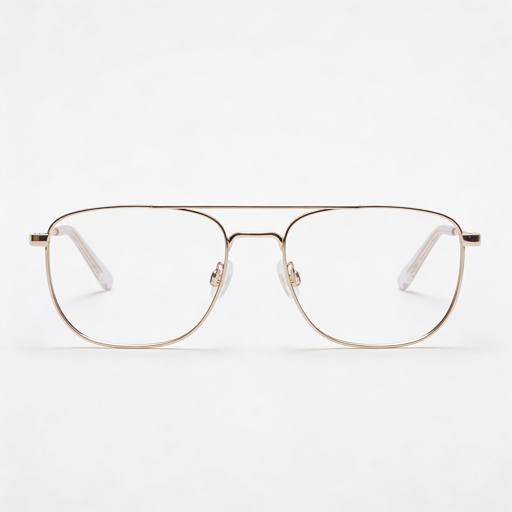 Gafas Oftálmicas de Oro Flexon Casual para Hombres con Lentes de Plástico, Ancho de Lente 52mm, Puente 17mm, Patilla 145mm, Photo 3