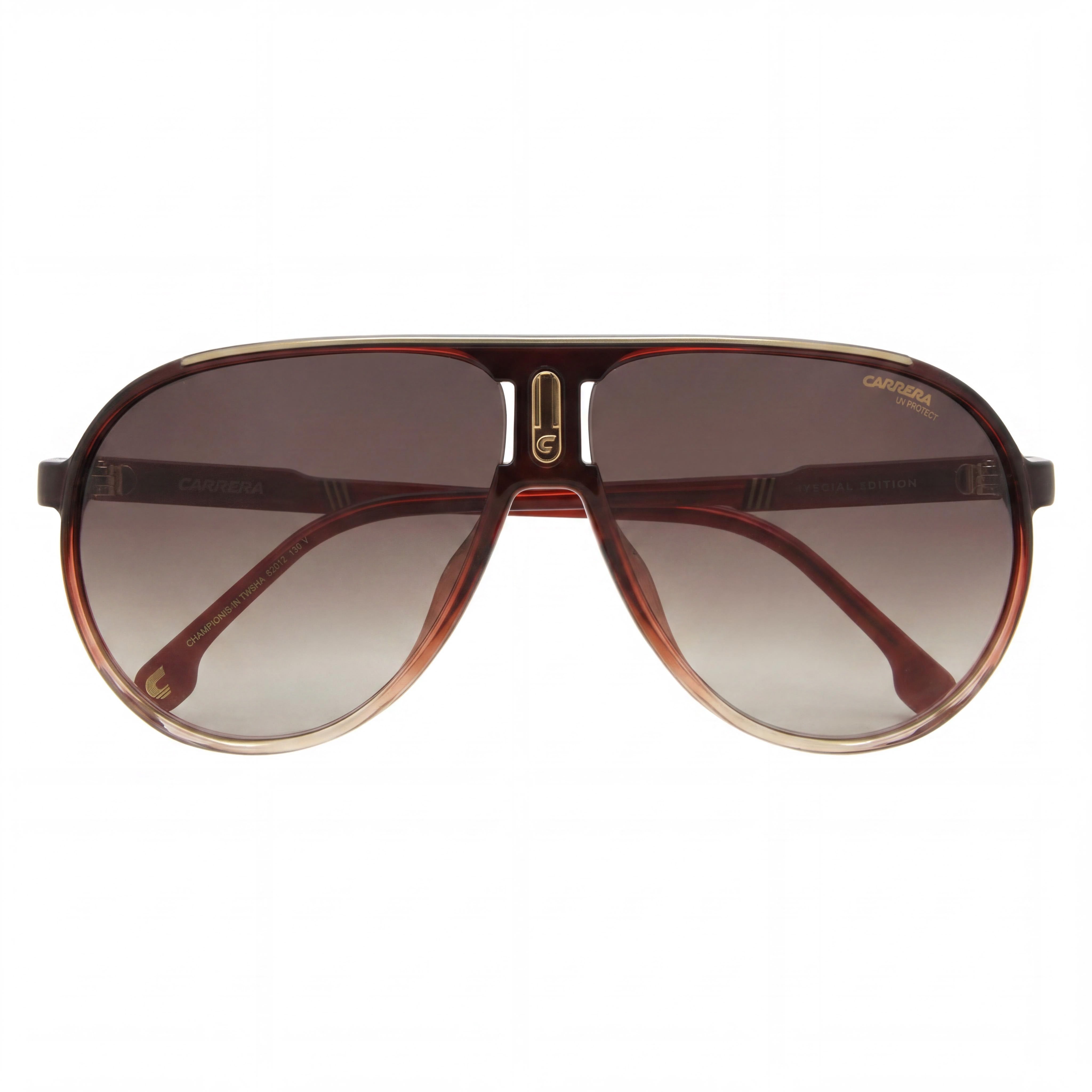 Carrera CHAMPION65/N 7W5/HA Brown Aviator Unisex Sunglasses, Photo 2