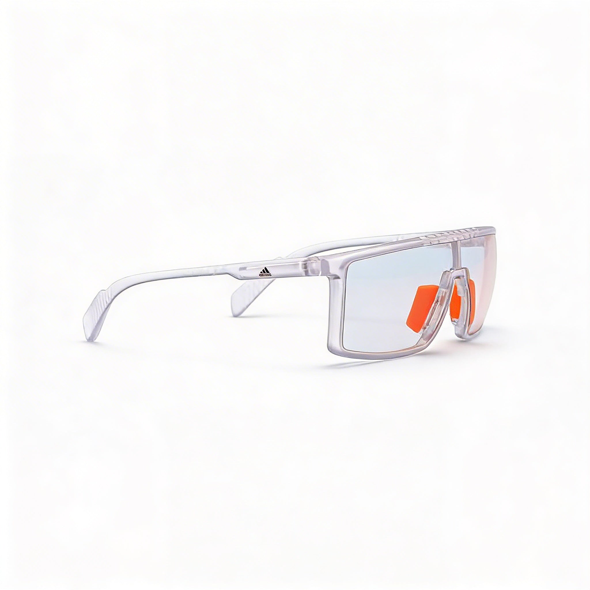 adidas Classic Unisex Plástico Cristal Gris Espejo Naranja Espejo Fotocromático Lentes Negras 55mm, Photo 3
