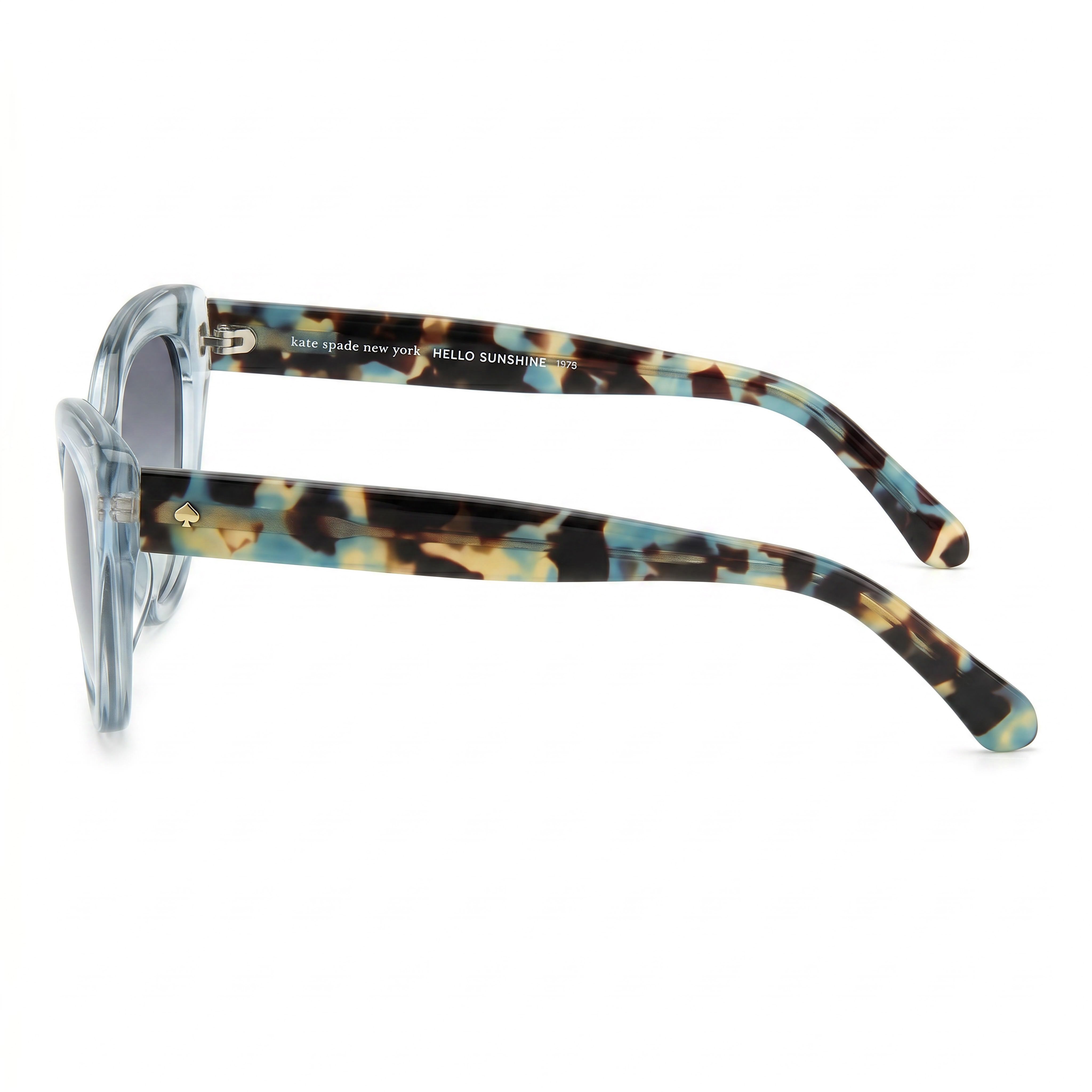 kate spade new york Casual Women's Sunglasses, ECO ACETATE Frame in Green, Grey Green Lenses, Size 53mm, Photo 3