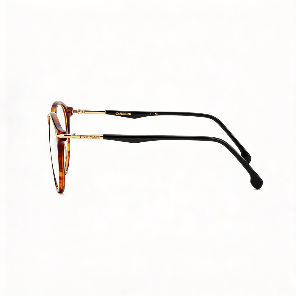 Montura óptica Carrera 284 unisex de acetato marrón con cuerno de 49 mm