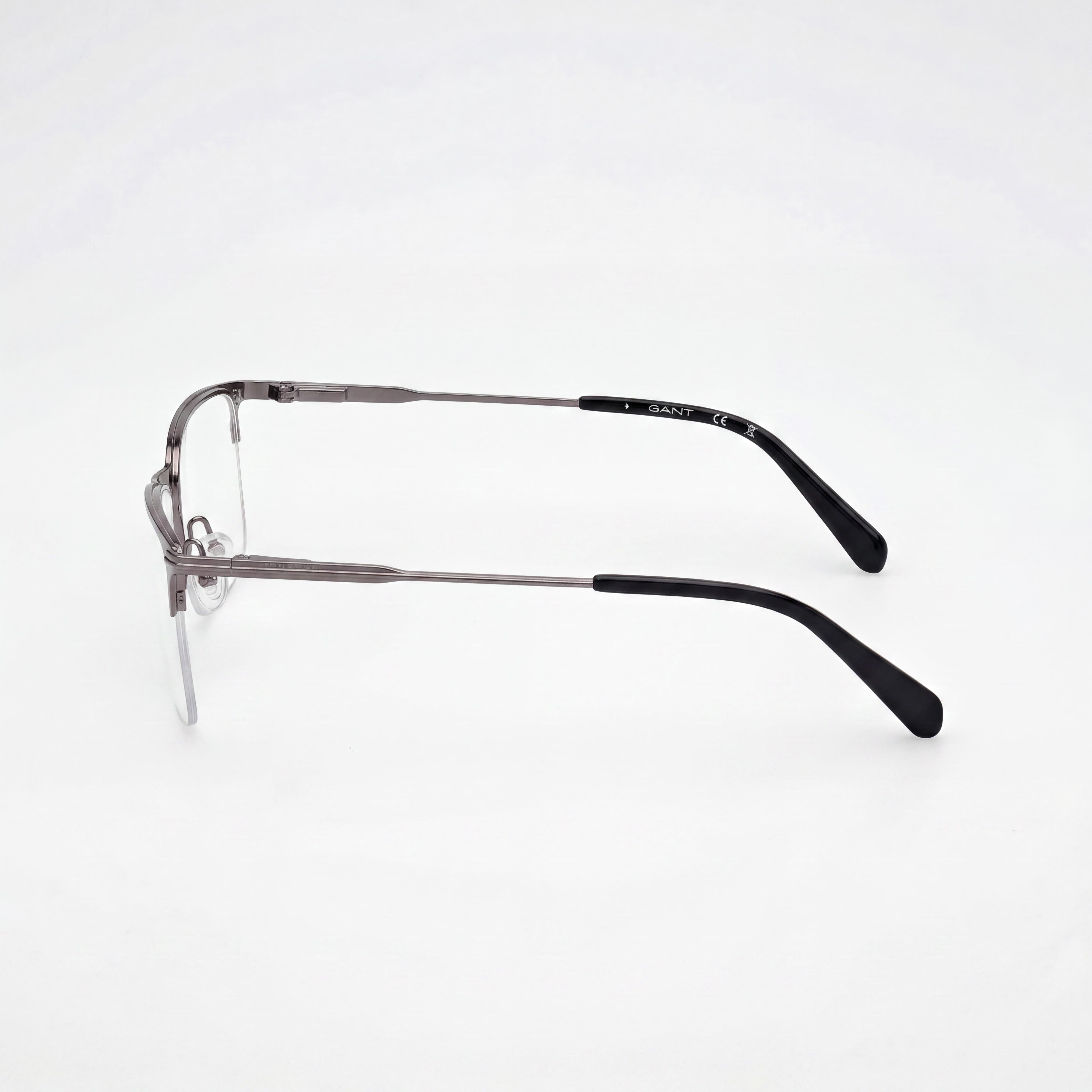 GANT Ga50053 Unisex Eyeglasses, Bronze Frame, Matte Gunmetal Color, Lens Width 53mm, Bridge Width 17mm, Temple Length 145mm, Photo 2