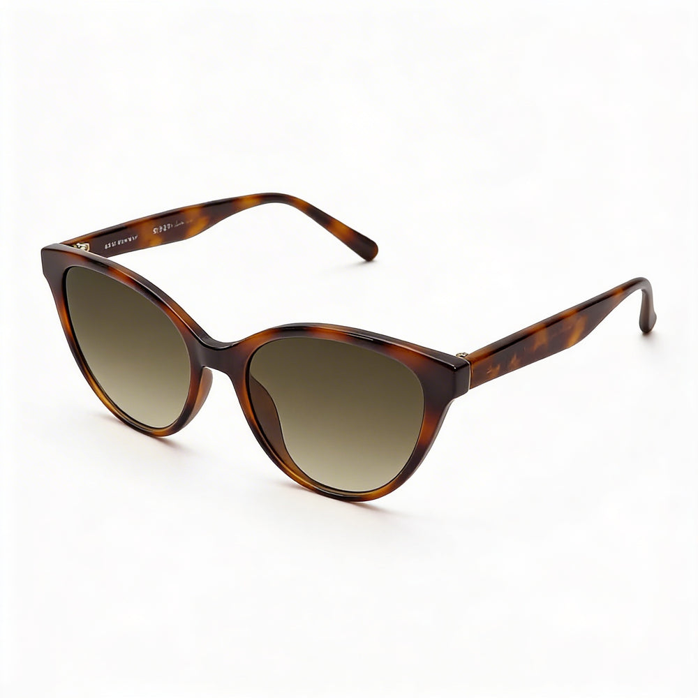 Gafas de sol de mariposa Ferragamo SF1073S 240 para mujer, color carey y gris degradado, 100% protección UV, 54mm