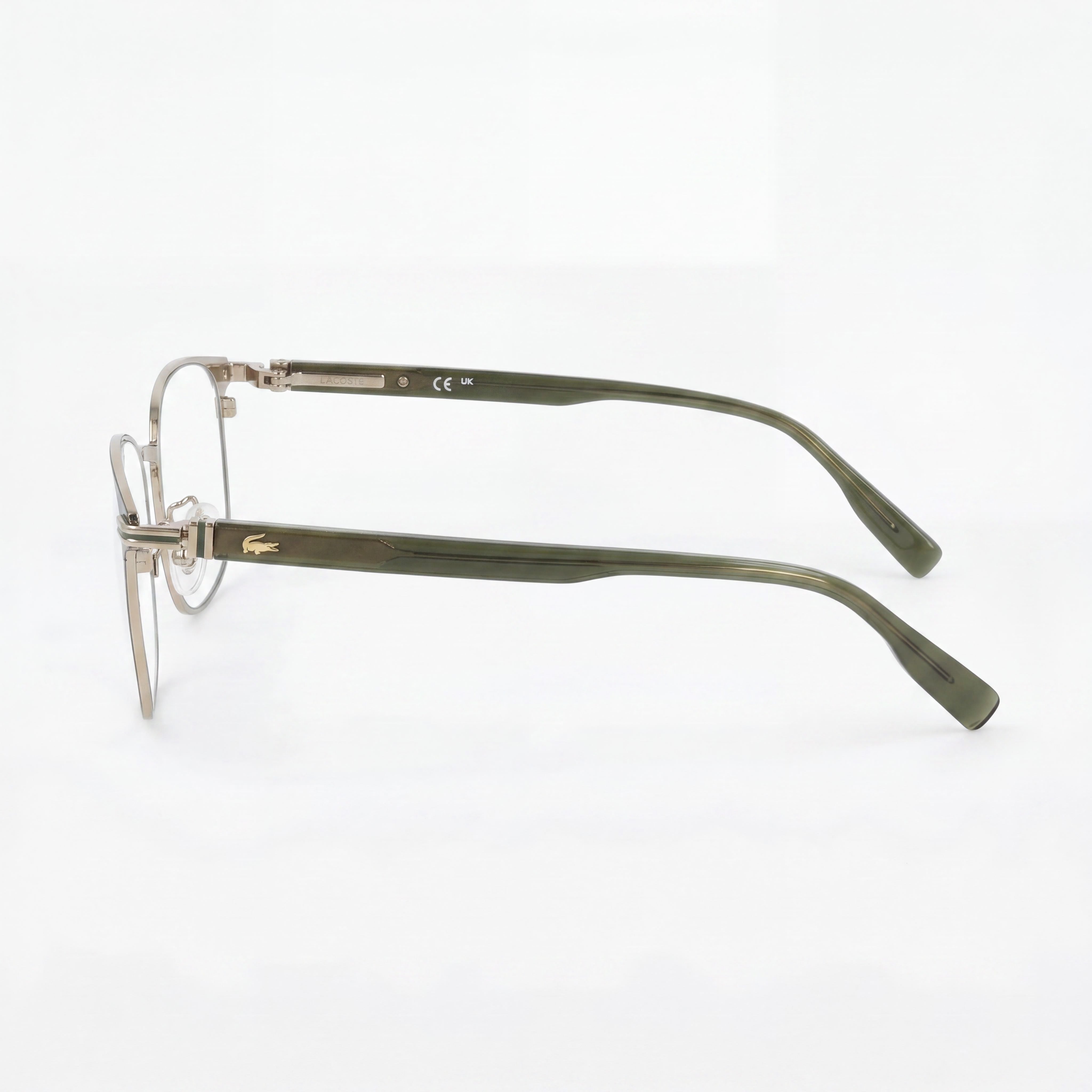 Lacoste L2530lb para hombre y mujer Gafas con montura oliva satinada, lentes de policarbonato no transparentes 52-18-145, Photo 2