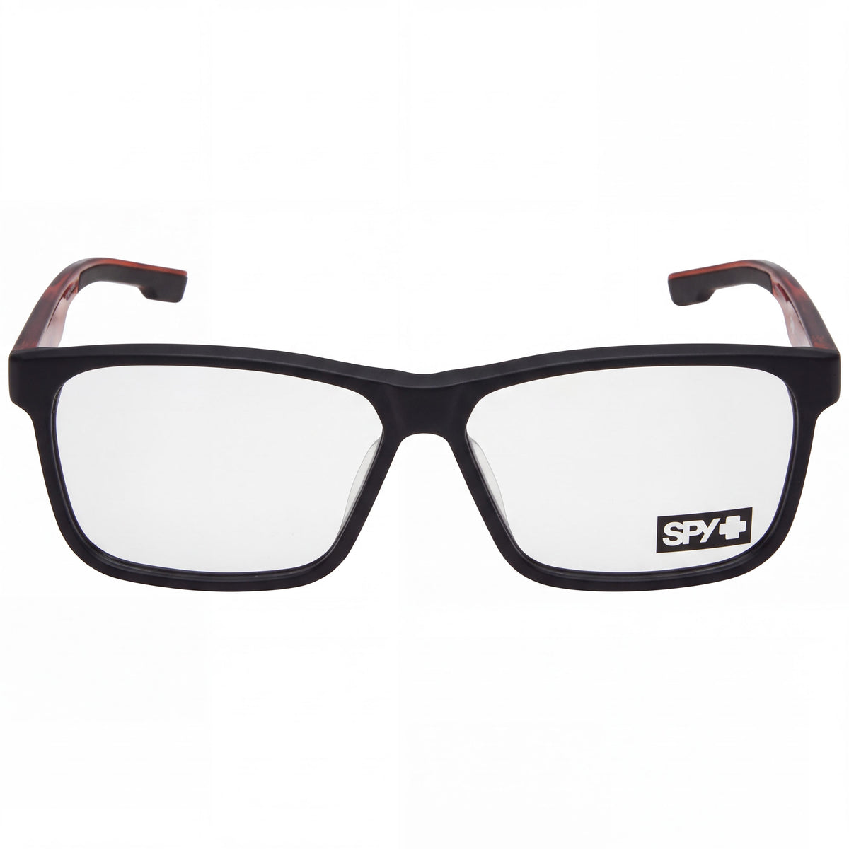 Monturas ópticas unisex Spy Justice 57 en acetato negro mate sepia transparente con lentes de demostración claras de 57 mm, Photo 2
