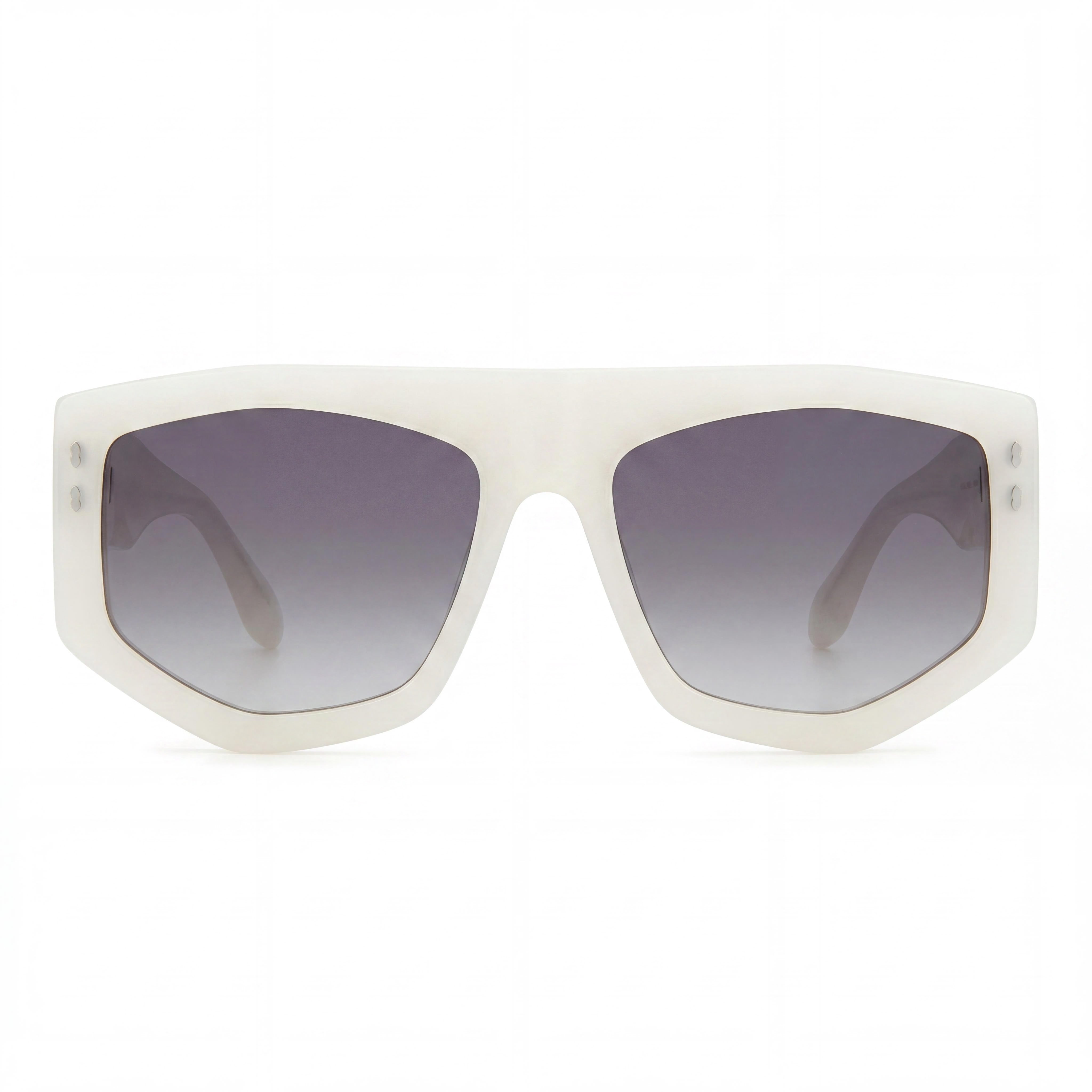Isabel Marant Women's Trendy Acetate Sunglasses Pearled White Grey Frame 56-18-145 UV Protected, Photo 2