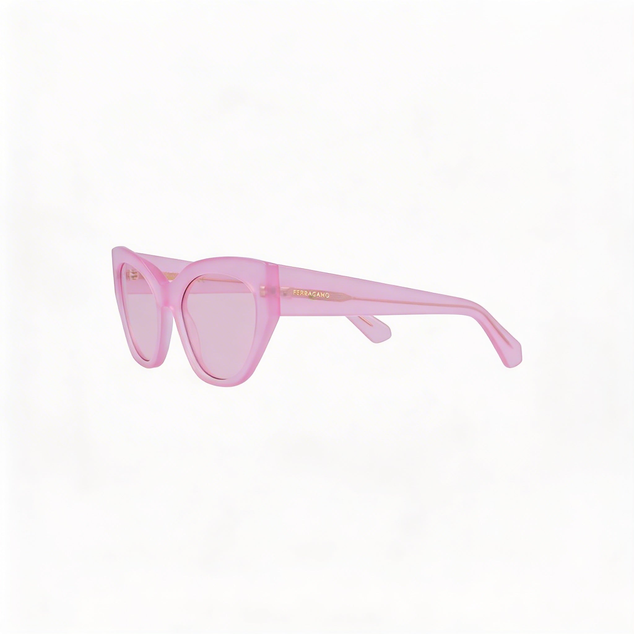 Gafas Ferragamo Sf1107s unisex de plástico multicolor, lentes rosa opalino sin polarizar con protección UV, 55mm, Photo 1