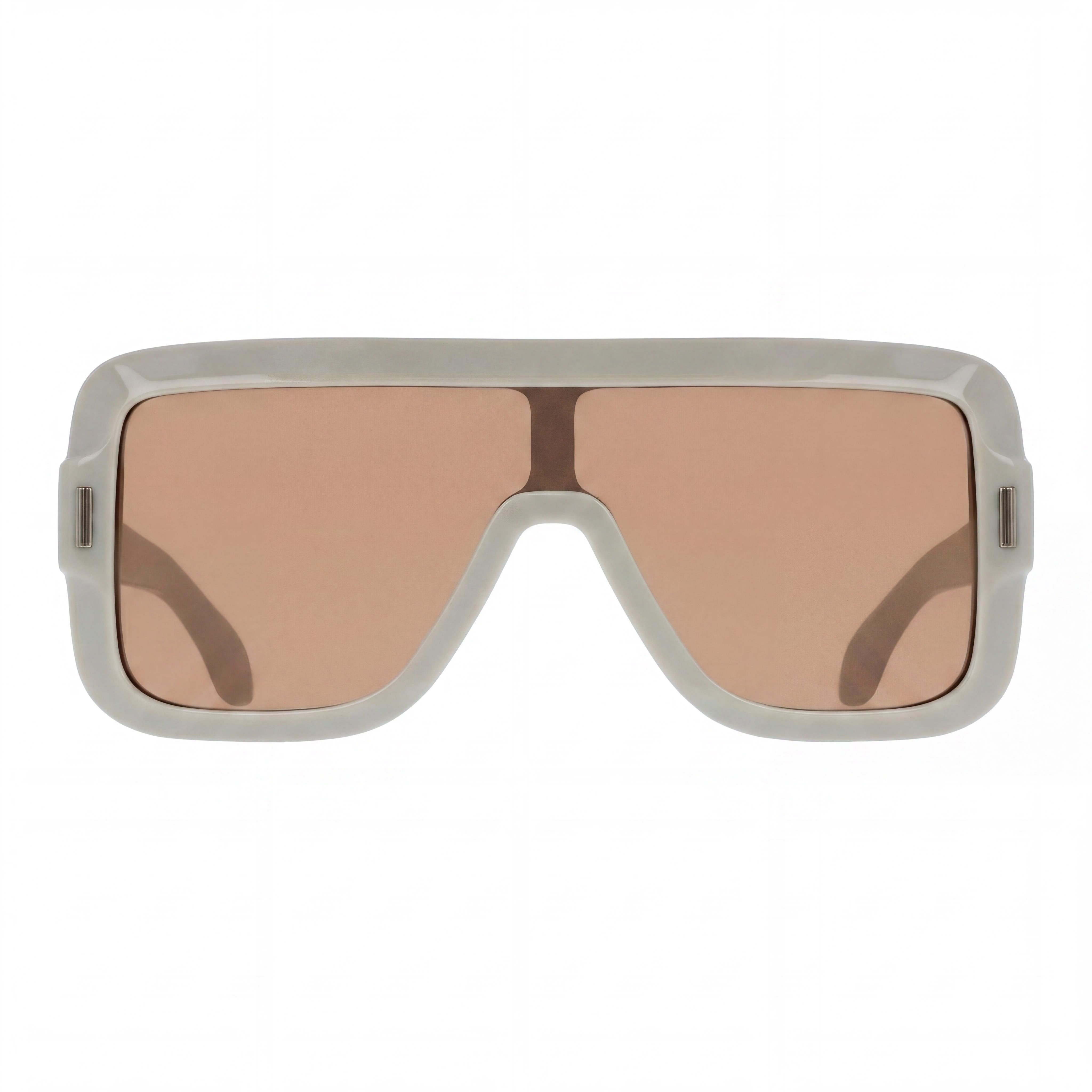 Ferragamo Sf2061se Women's Beige Acetate Frame Sunglasses with Polycarbonate Lenses, 55mm Lens Width, Photo 2