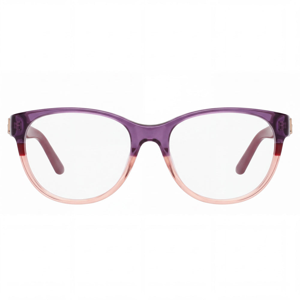 Gafas GUESS GU2980 para mujer, estilo moderno, montura de plástico color burdeos con lentes de policarbonato color burdeos, 50 mm