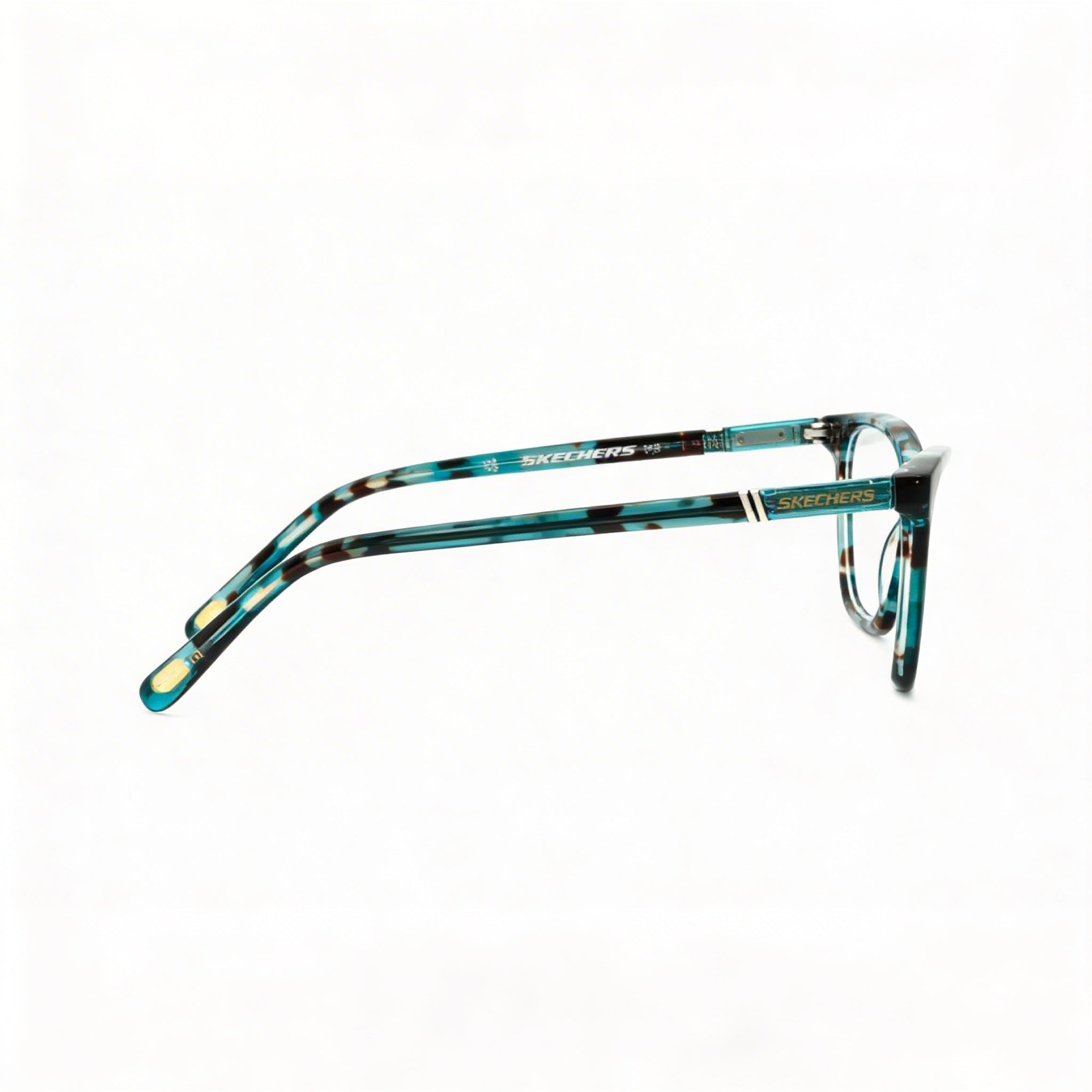 Skechers Se2154 Unisex Blue Plastic Frame Clear Polycarbonate Lenses Optical Eyewear 53-16-140mm, Photo 3