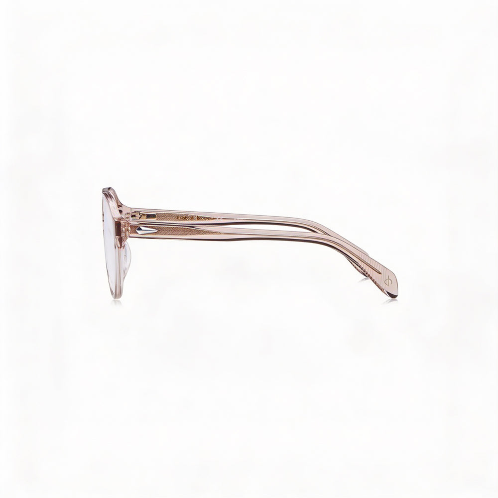 Gafas de sol modernas para mujer rag & bone con montura de acetato en beige y lentes de policarbonato, tamaño 51 mm