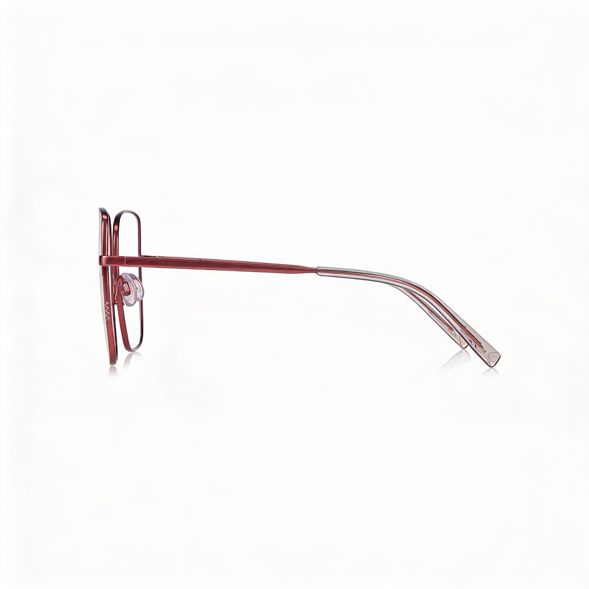 Missoni Eyewear Women's Burgundy Ivory Metal Optical Eyeglasses Lens 55mm Bridge 17mm Temple 140mm, Photo 2