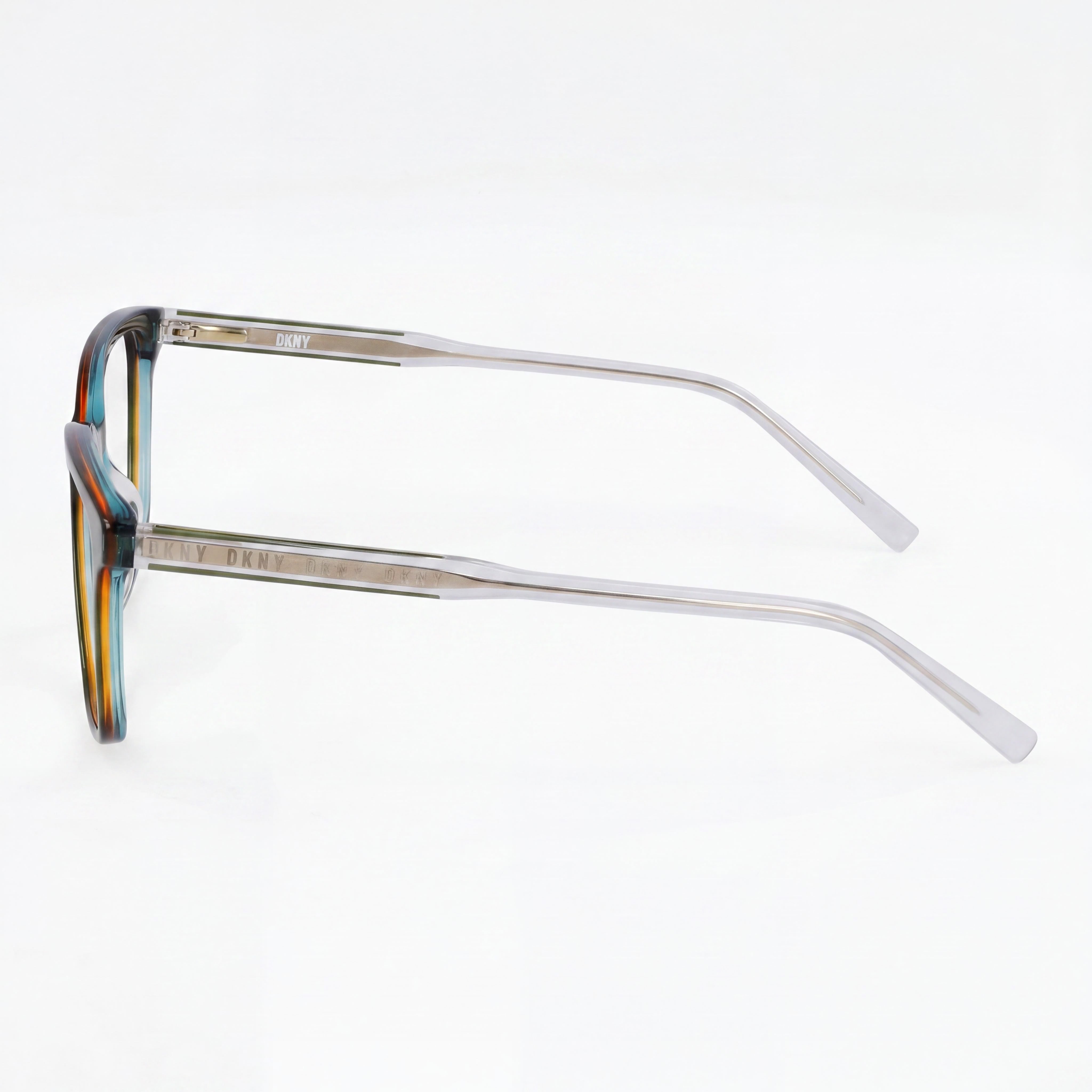 DKNY DK5065 Unisex Acetate Crystal Cargo Laminates Frame Polarized Polycarbonate Lenses Sunglasses 52mm, Photo 3