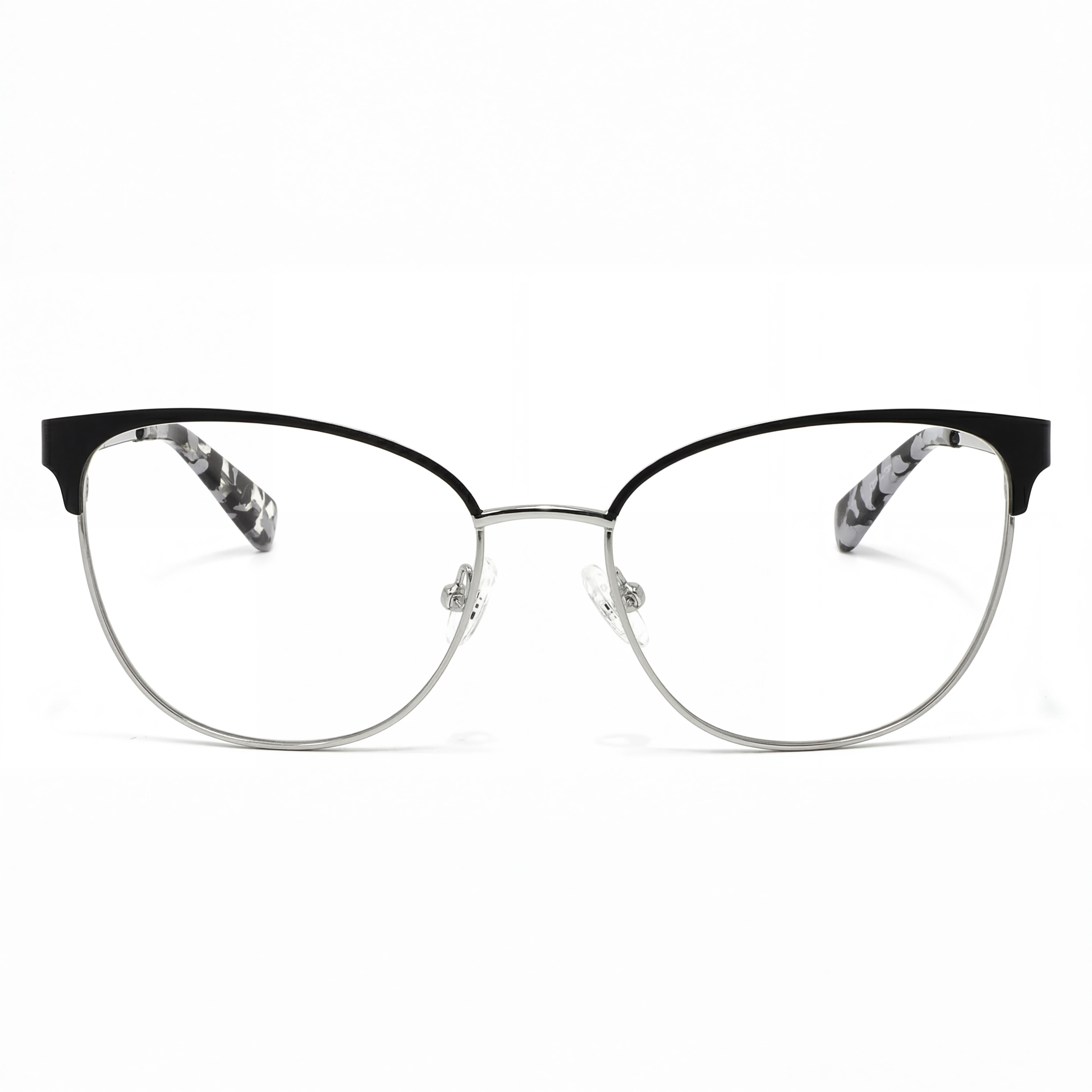 Kenneth Cole Kc0877 Women's Matte Black Metal Frame Optical Eyeglasses with Clear Lenses, Size 53-16-145, Photo 2