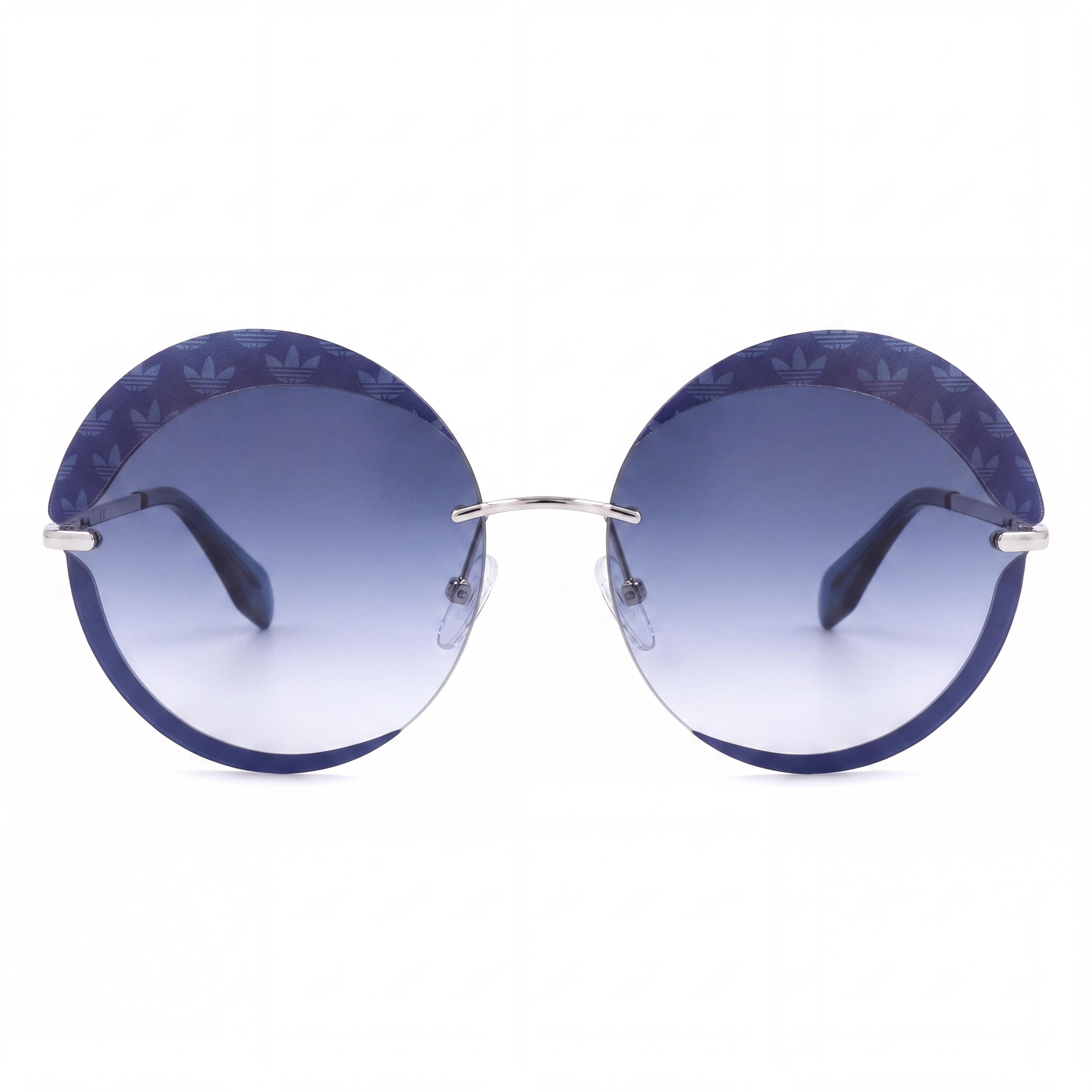 Gafas de sol adidas Originals Contemporáneo unisex con montura de metal azul, lentes azules y protección UV 67-17-135, Photo 2