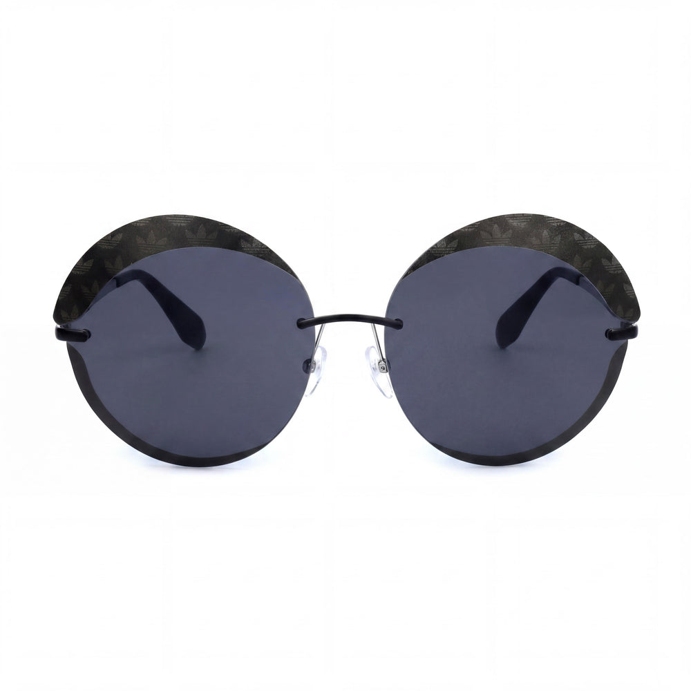 Gafas de sol adidas Originals Contemporaneo para mujer con montura de metal negro y lentes negras, protección UV, 67 mm