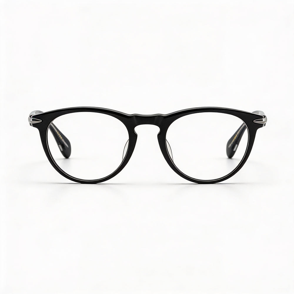 Gafas Rag & Bone Rnb 7003 para hombre, montura de acetato negro con lentes transparentes personalizables, tallas 51-21-145 mm